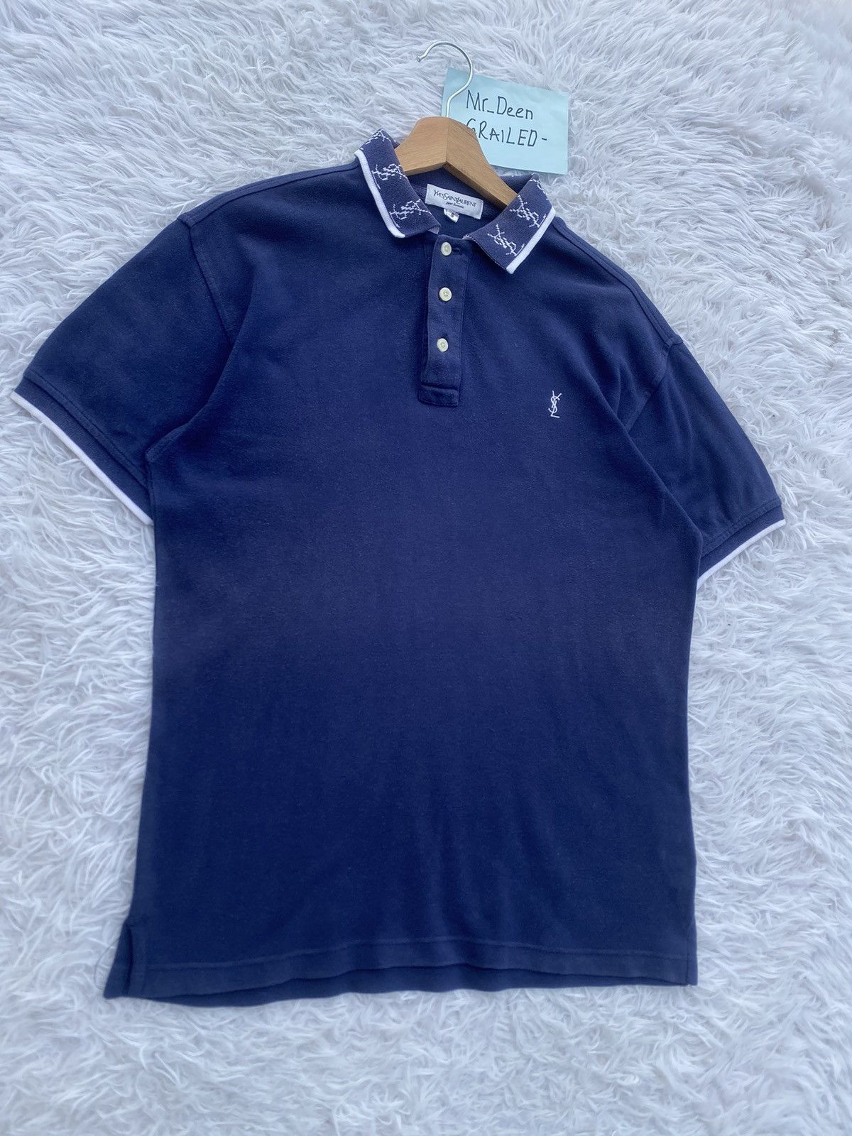Yves Saint Laurent Rare Vintage YSL Yves Saint Laurent Polo Shirt Size US M / EU 48-50 / 2 - 3 Thumbnail