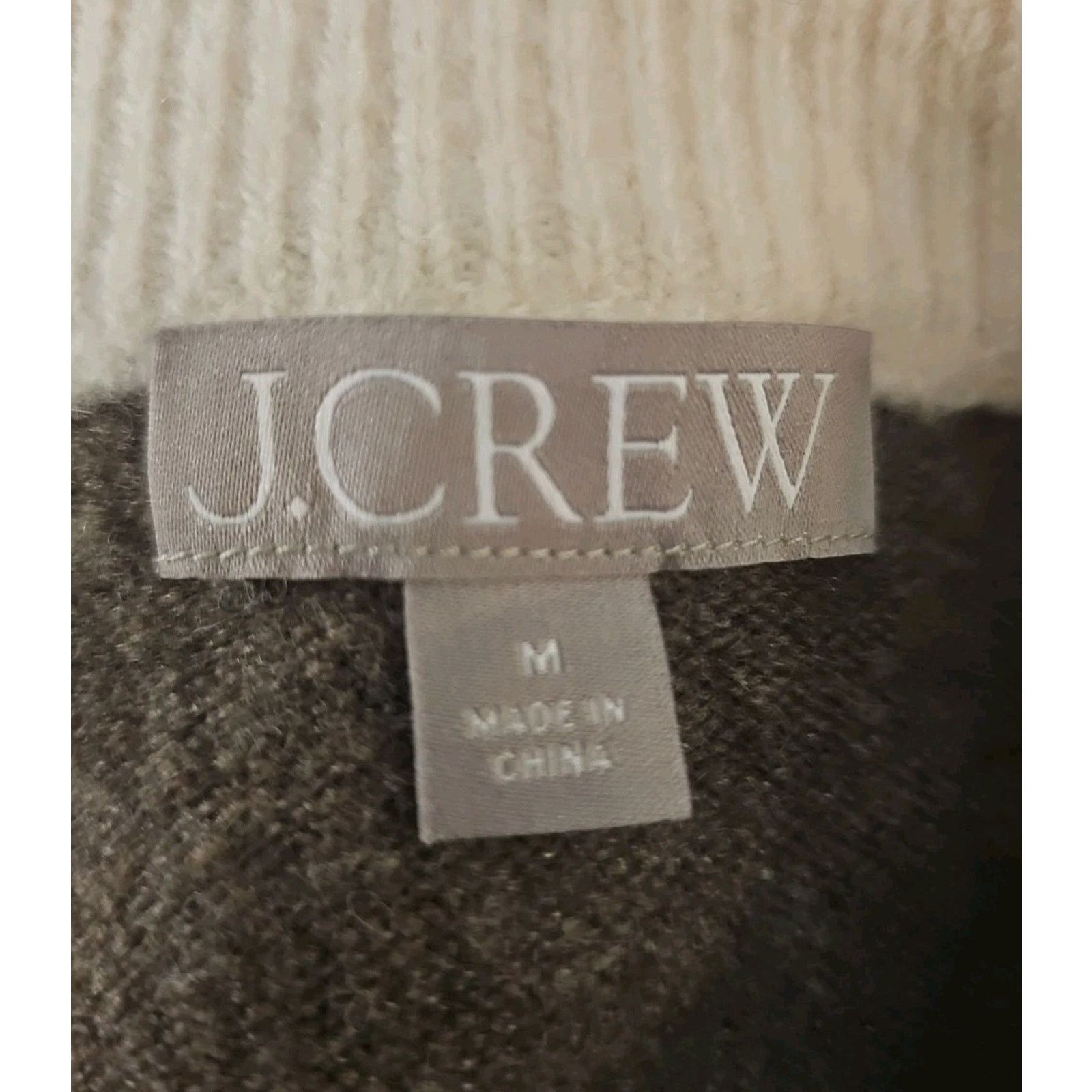 J.Crew J Crew Fair Isle Cardigan Heather Fawn Muslin Alpaca/ Wool M Size M / US 6-8 / IT 42-44 - 6 Thumbnail