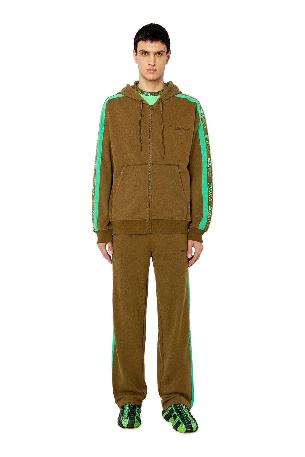 Diesel 🔥175$ Diesel Amsb-Jager-Ht33 Trousers/Diesel Sweatpants Size US 36 / EU 52 - 20 Thumbnail