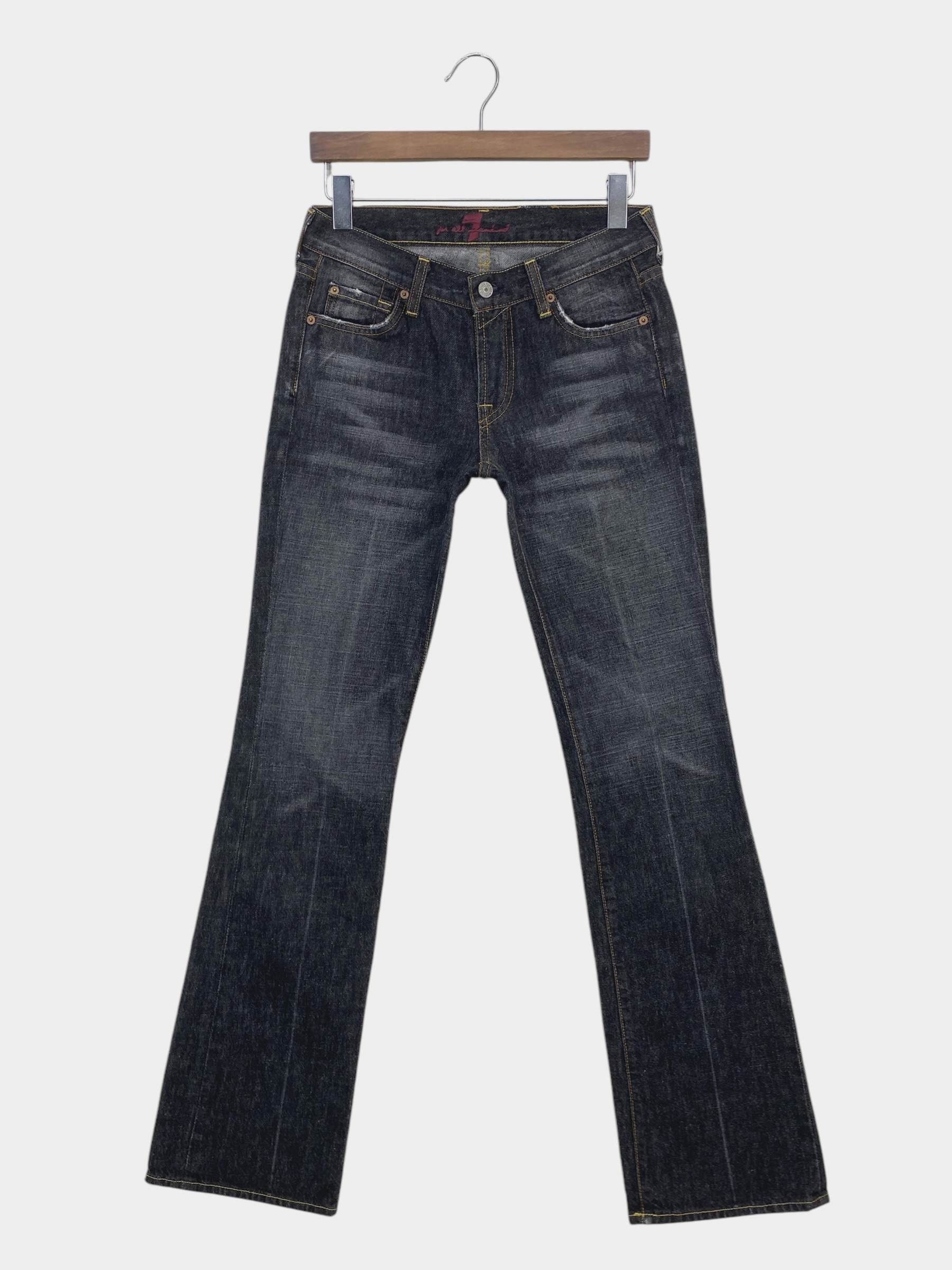 7 For All Mankind × Japanese Brand 7 for all mankind Flare Jeans Bootcut Jeans Size US 26 / EU 42 - 2 Thumbnail