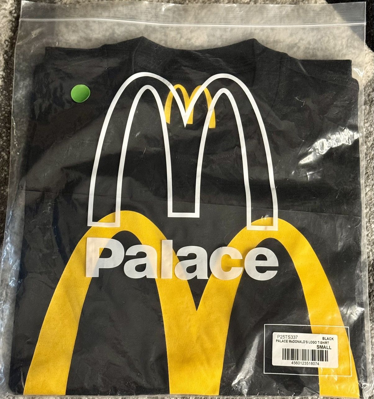 Palace Palace McDonalds Collab Black Yellow Arches T-Shirt S BNWT” Size US S / EU 44-46 / 1 - 6 Thumbnail