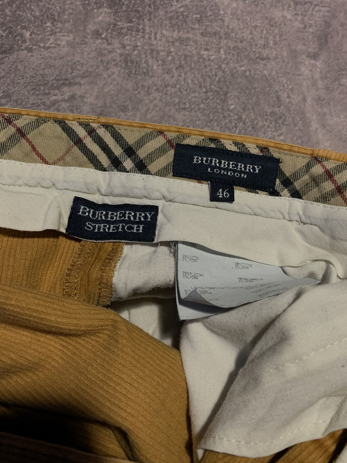 Burberry Burberry velvet vintage casual pants L size 34 Size US 34 / EU 50 - 5 Thumbnail