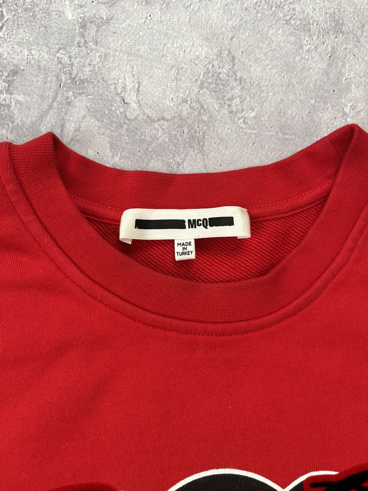 Alexander McQueen Alexander McQueen MCQ Santa Rose Long Sweatshirt Dress Red Size S / US 4 / IT 40 - 6 Thumbnail