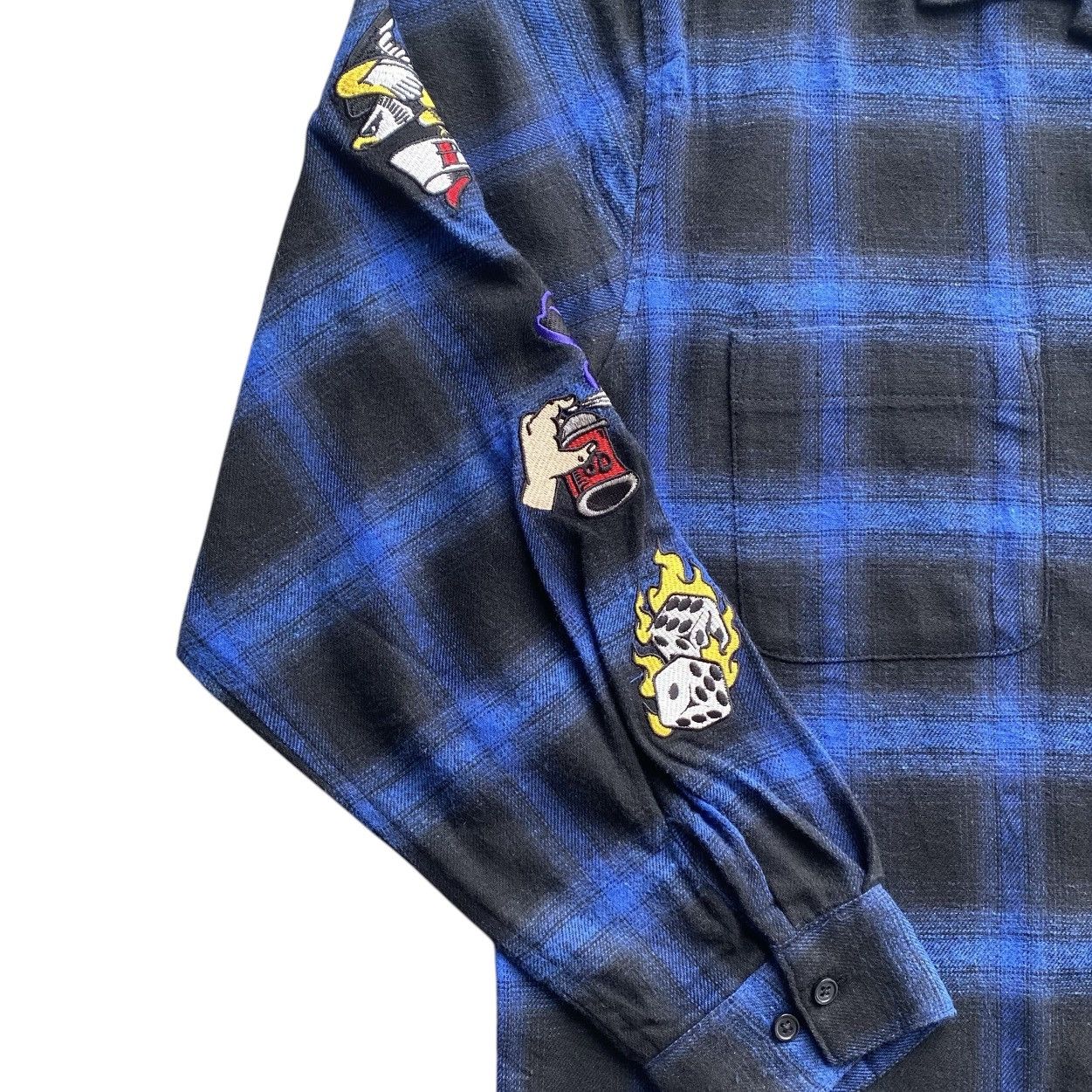 Ben Davis × Japanese Brand Ben Davis Stiched Plaid Shirt Size US L / EU 52-54 / 3 - 3 Thumbnail
