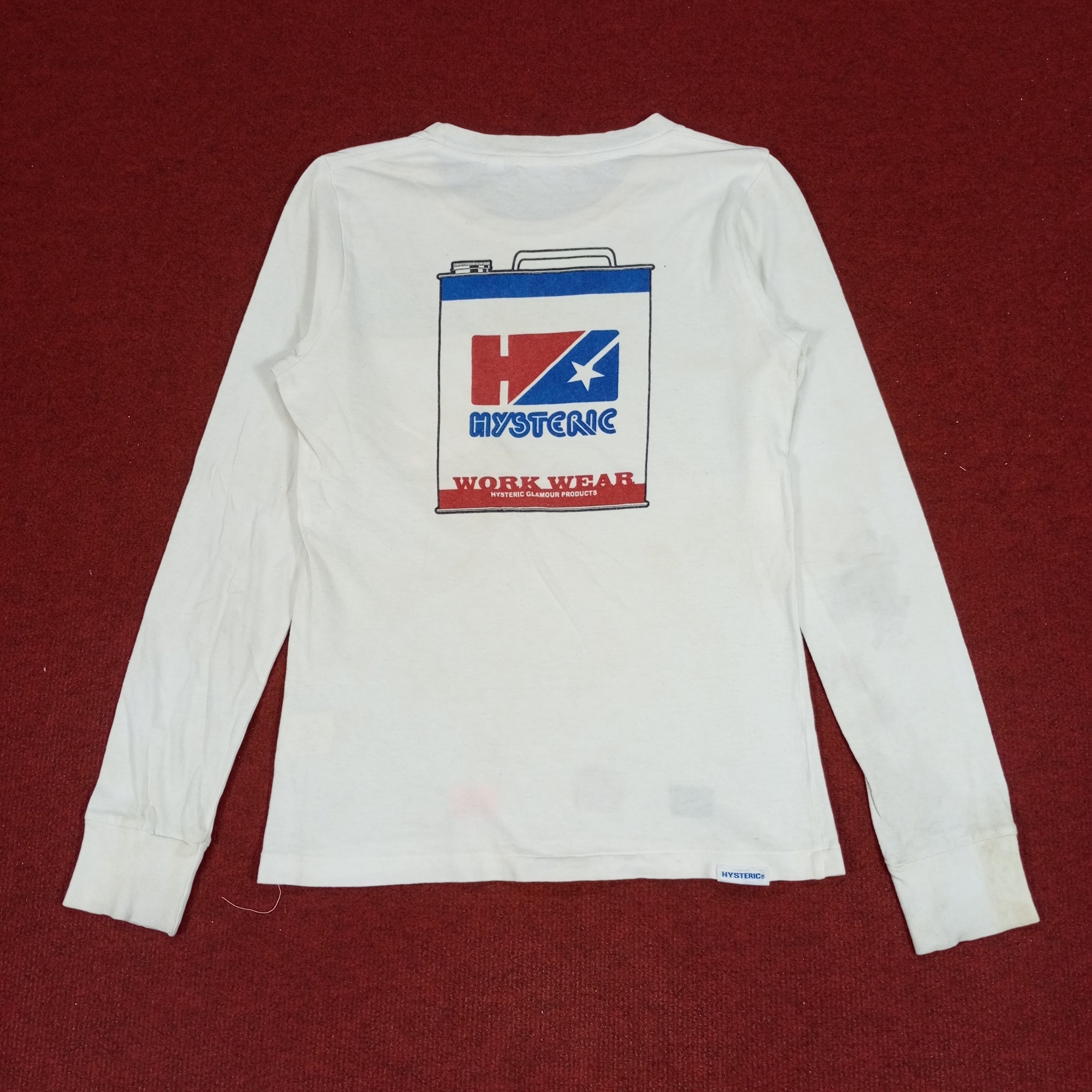 Hysteric Glamour × Japanese Brand × Vintage Hysteric Glamour Japanese Brand Long Sleeve Tshirt Size XS / US 0-2 / IT 36-38 - 1 Thumbnail