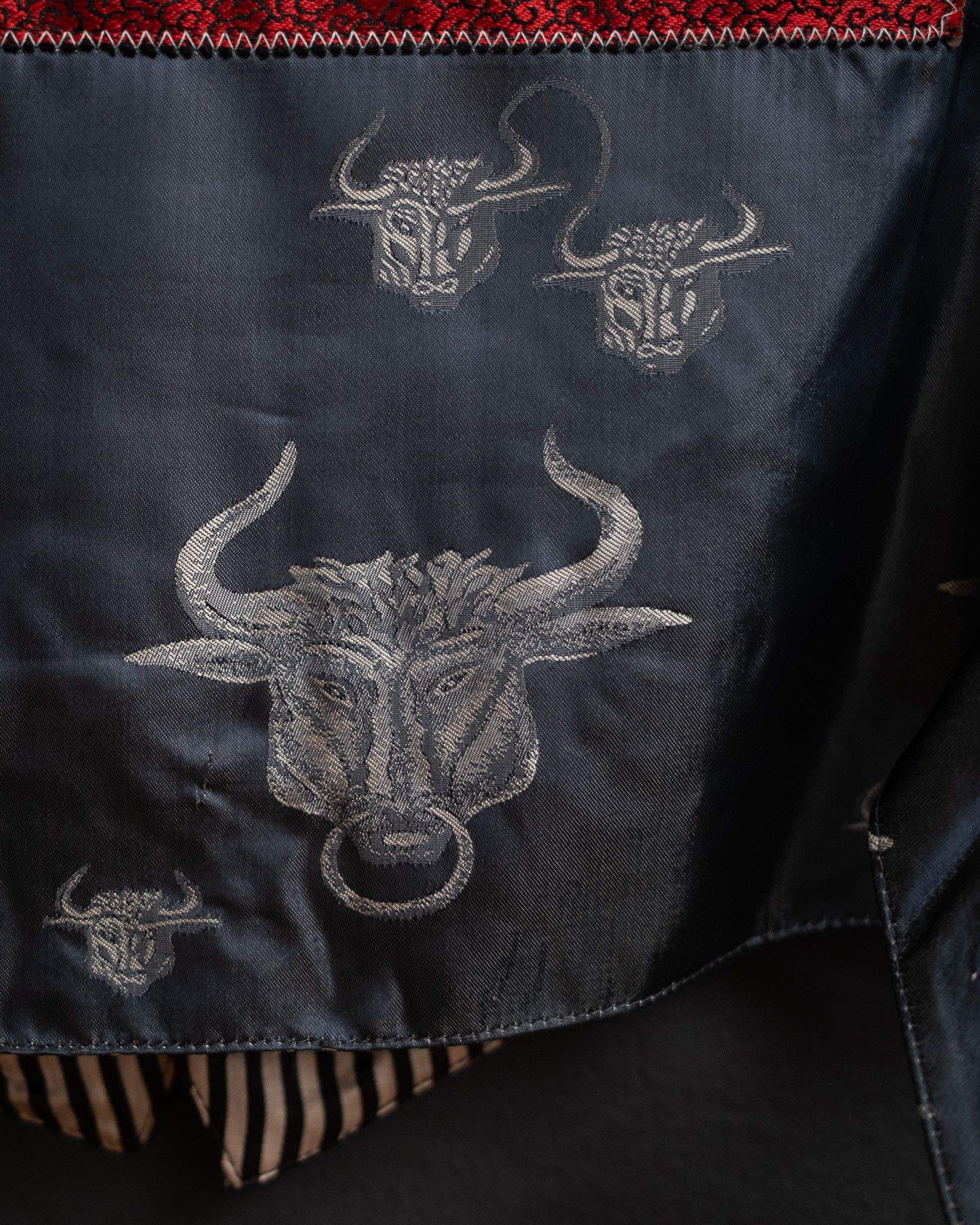 Jean Paul Gaultier JEAN PAUL GAULTIER Le Grand Voyage Taurus Vest, 1994 Size 38R - 6 Thumbnail