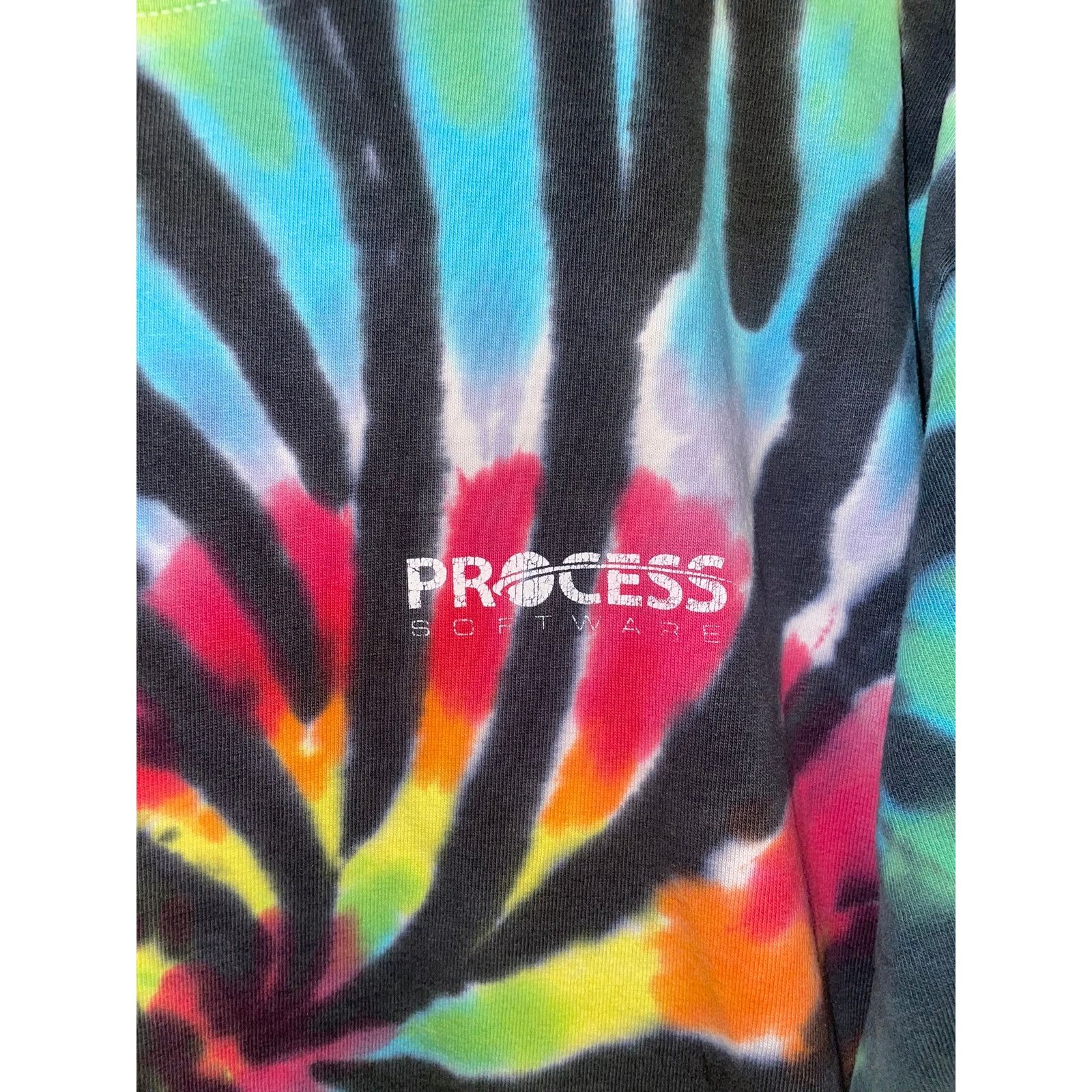 Anvil Vintage Process Software Shirt Tie Dye 90s Tee VTG Large L Size US L / EU 52-54 / 3 - 3 Thumbnail