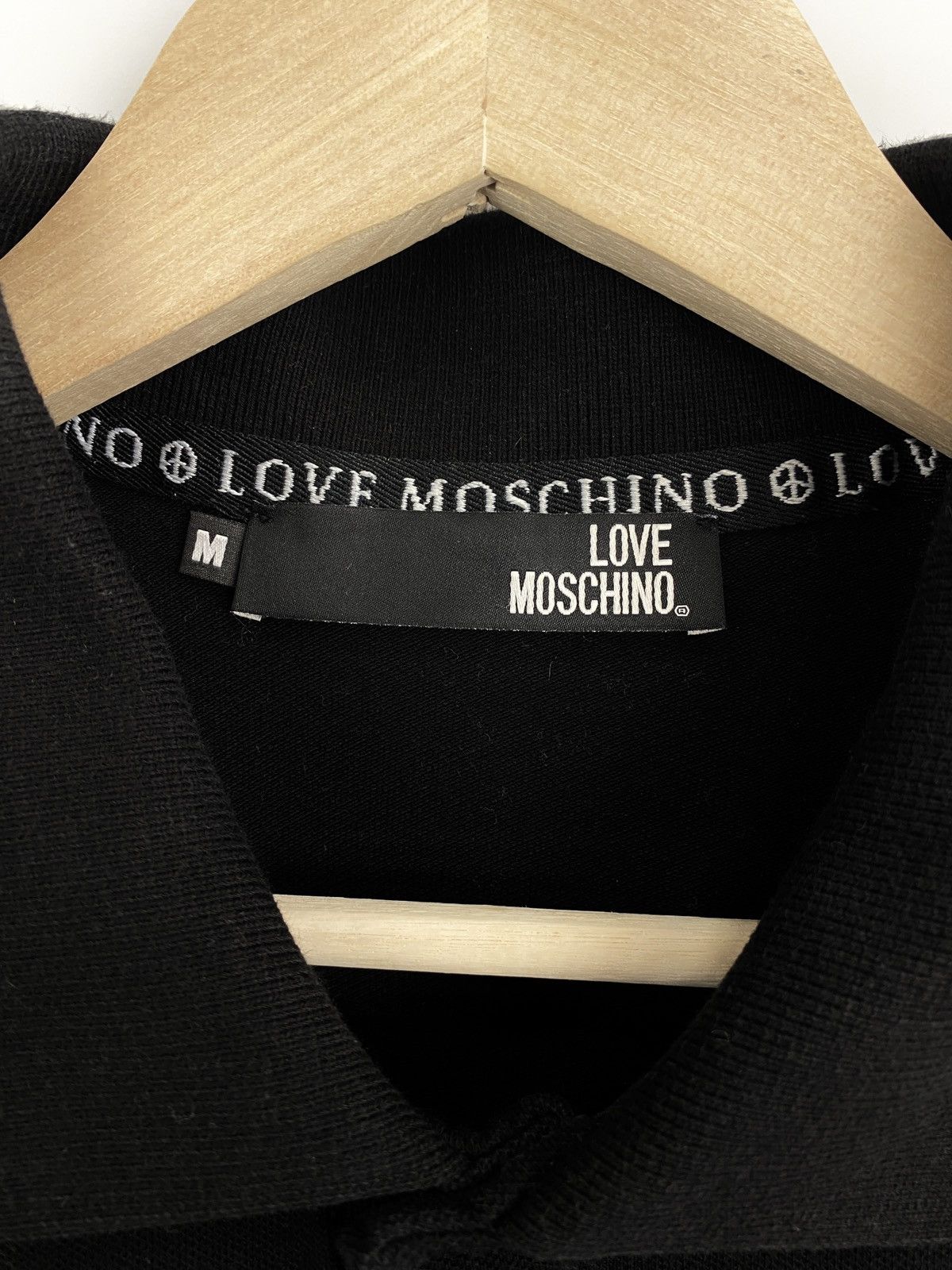 Moschino 🇮🇹 Y2K Love Moschino Polo T-Shirt Rare Retro Hype Size US M / EU 48-50 / 2 - 5 Thumbnail
