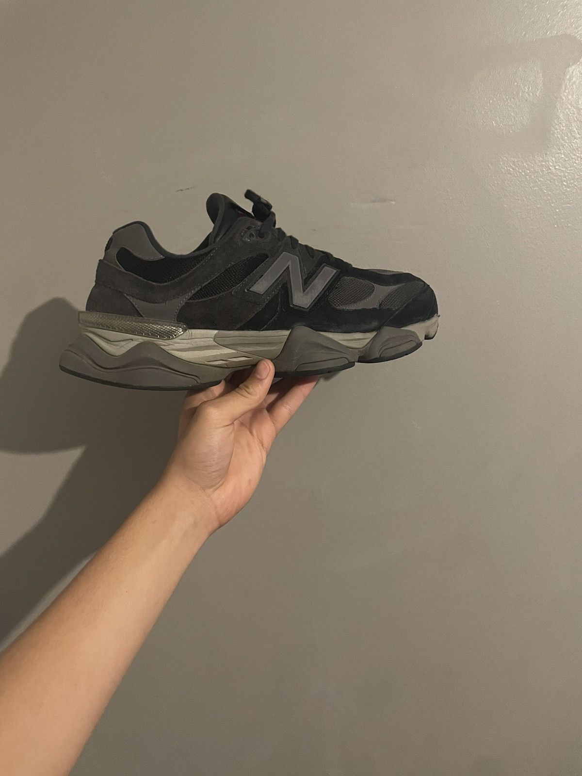 New Balance New Balance 9060 (Black,Castlerock) Size US 11 / EU 44 - 2 Thumbnail