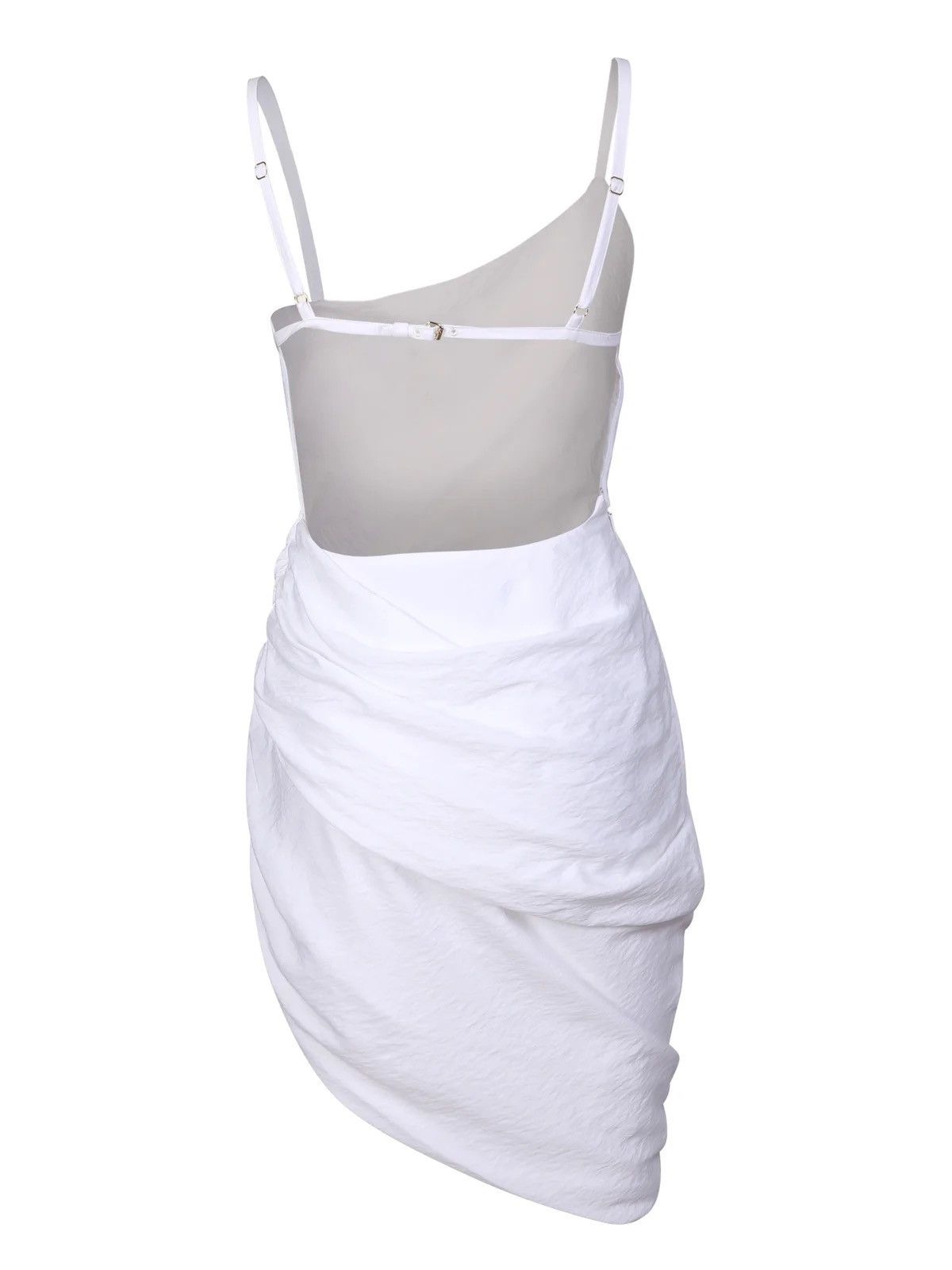 Jacquemus Jacquemus Saudade Asymmetric Draped Mini Dress Size S / US 4 / IT 40 - 3 Thumbnail