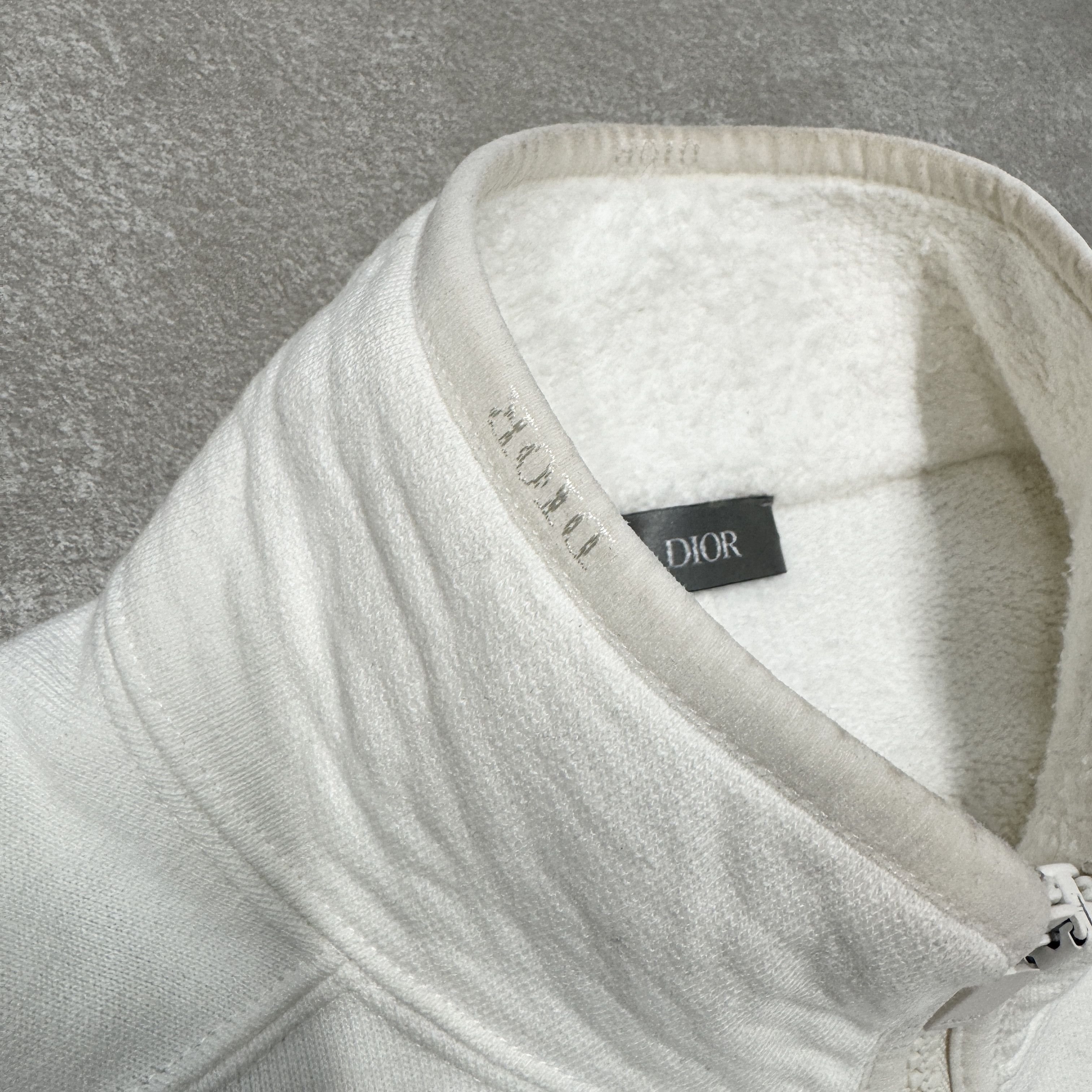 Dior Dior 47 Logo Half Zip Sweatshirt In Cream RRP £1150 Size US S / EU 44-46 / 1 - 5 Thumbnail