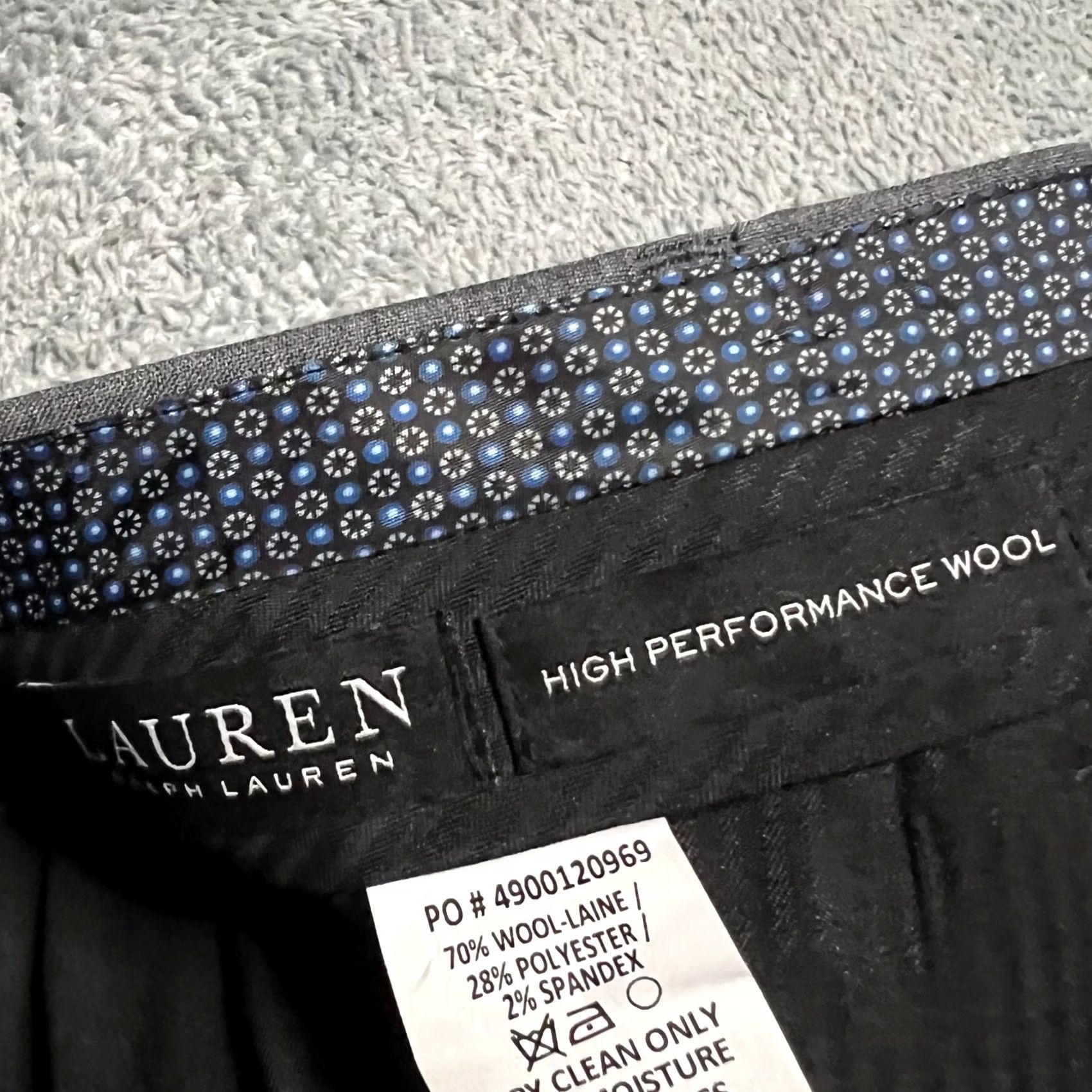 Vintage Lauren Ralph Lauren Pants Mens 38 x 30 High Performance Wool Dress Ultraflex Gray Dress Pants Mens Regular Wool Ultraflex 38 30 Size US 38 / EU 54 - 6 Thumbnail