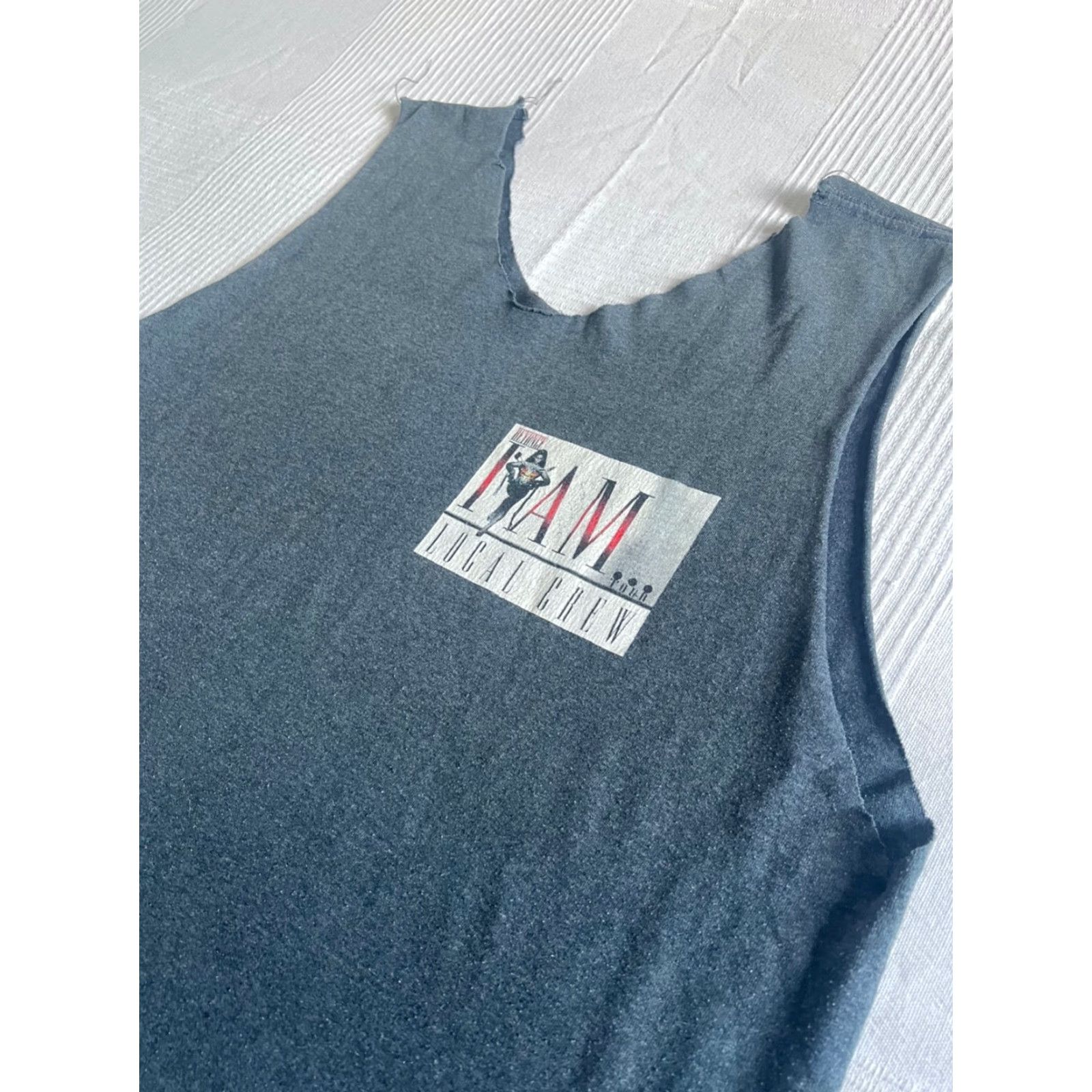 Vintage BEYONCE T-Shirt XL Grey Crew Neck Unbranded Unisex Adults Vintage No Logo Graphic Print 2009 Tour Staff 48" Sleeveless Sleeveless Short Size US XL / EU 56 / 4 - 3 Thumbnail