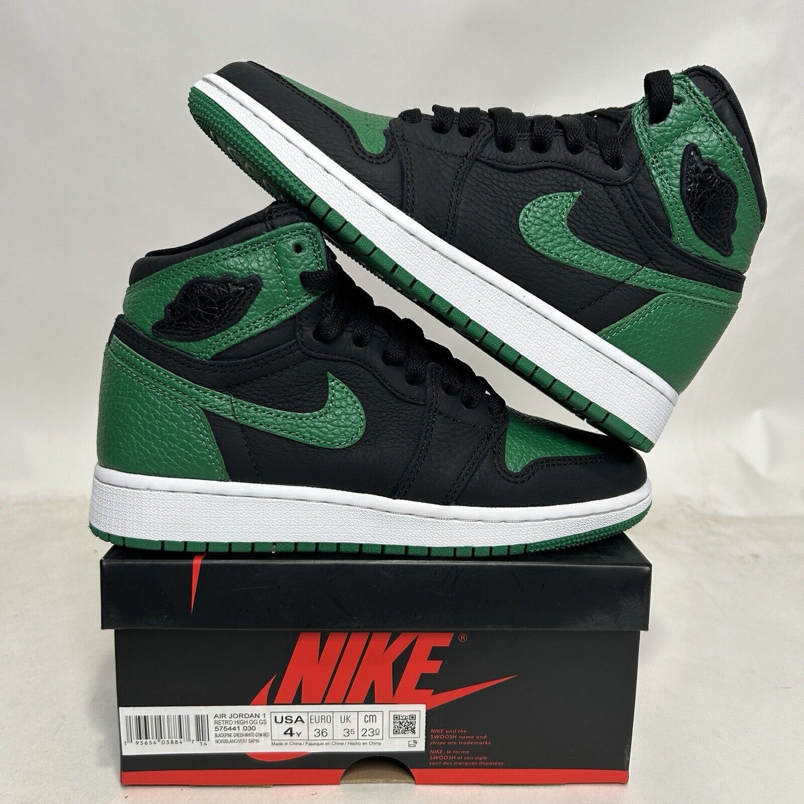 Nike Shoes Air Jordan 1 Retro High GS “Pine Green 2.0” 2024