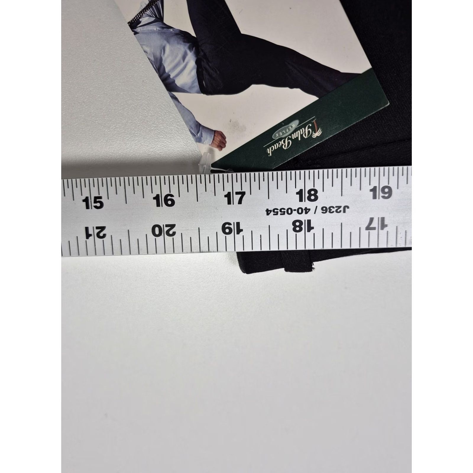 Vintage Palm Beach Reflex Dress Pants Mens 38x36 Black Polyester Pleated Unhemmed NWT Size US 38 / EU 54 - 7 Thumbnail