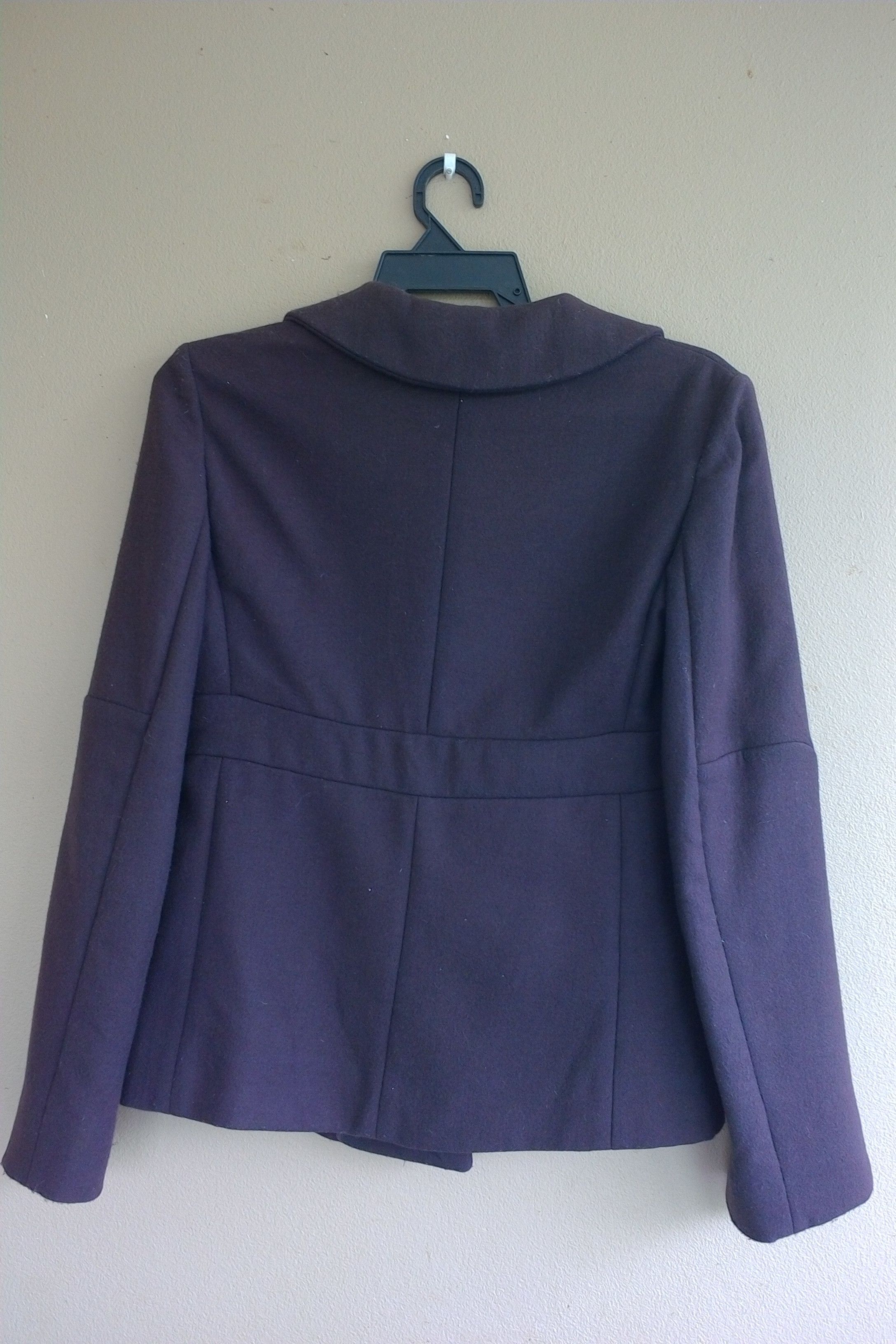Designer × Marni MARNI Purple Wool Women Jacket Size S / US 4 / IT 40 - 2 Thumbnail