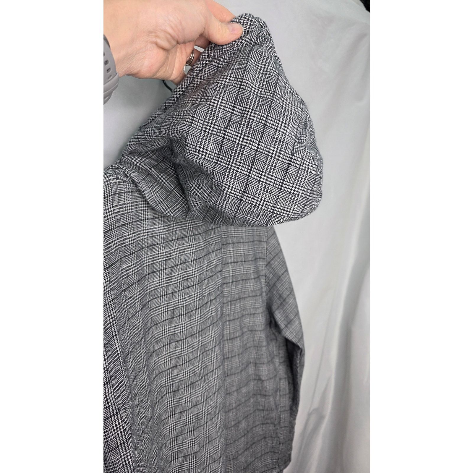 Other Lost Brand Black Glen Check Plaid Hoodie Medium Streetwear Size US M / EU 48-50 / 2 - 10 Thumbnail
