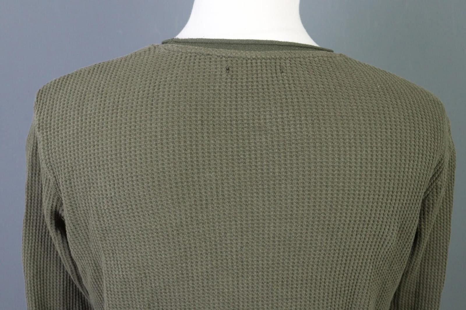 Z Zegna Z Zegna Khaki Waffle Knit Sweater Size US M / EU 48-50 / 2 - 10 Thumbnail