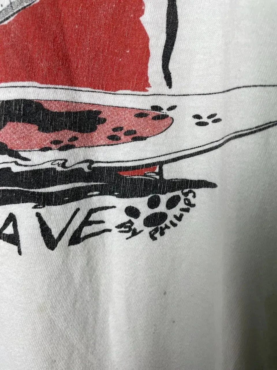 Other Vintage Tiz-Zit “Sound Wave” By Philips Crazy T-Shirt Dog L Size US L / EU 52-54 / 3 - 4 Thumbnail