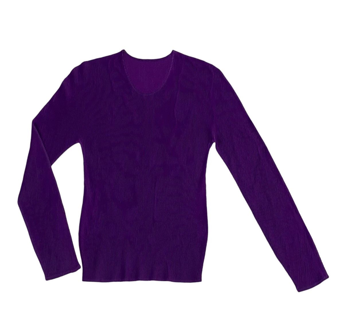 Issey Miyake × Pleats Please Issey Miyake Pleats Please Pleated Purple Long Sleeve Size L / US 10 / IT 46 - 4 Thumbnail