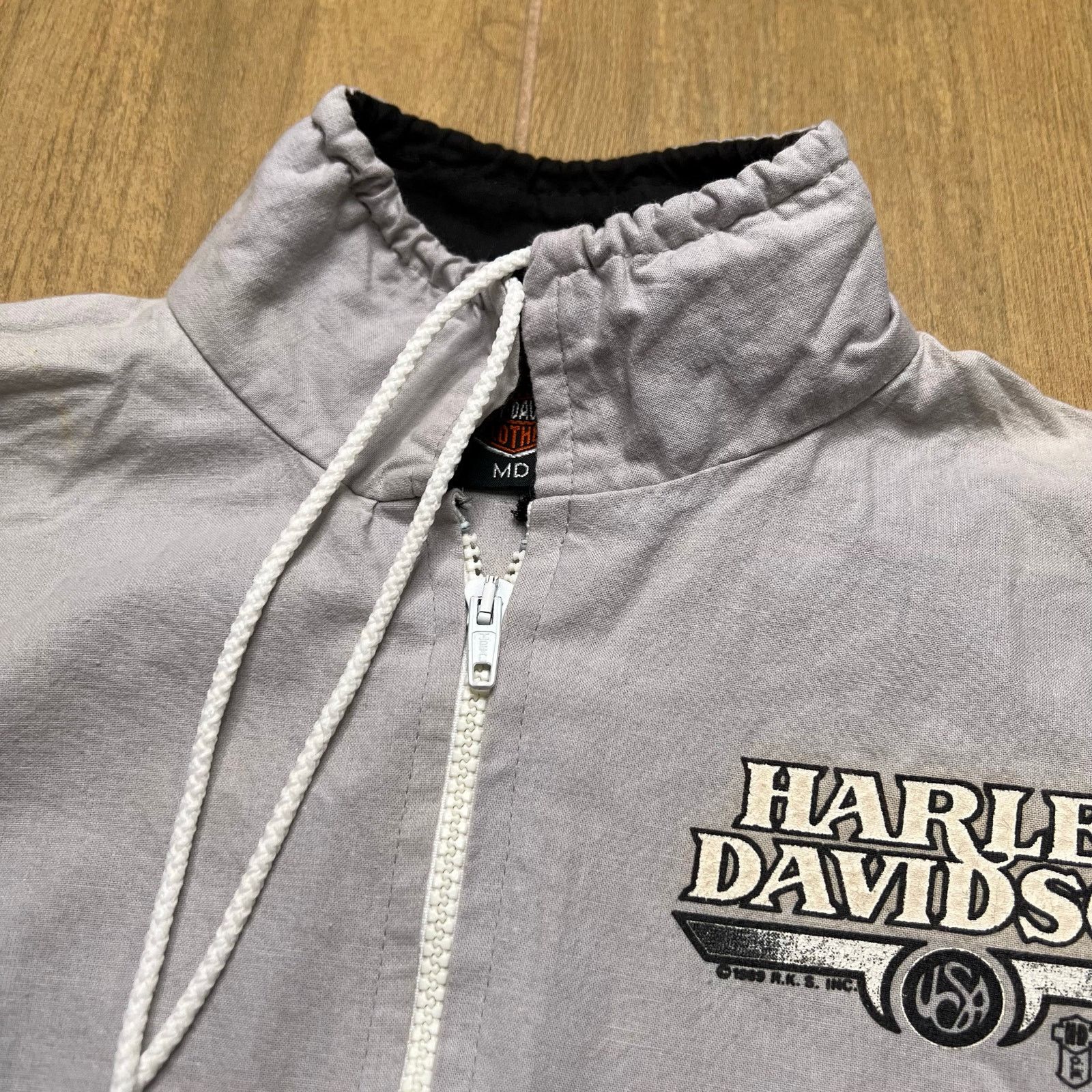 Harley Davidson Vintage 1989 Harley Davidson Pullover Windbreaker Jacket M Size US M / EU 48-50 / 2 - 2 Thumbnail