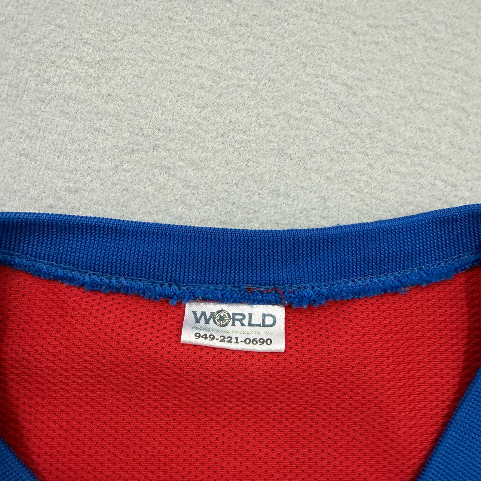 Vintage Vintage Detroit Pistons Basketball Jersey Size 2XL XXL Red Size US XXL / EU 58 / 5 - 4 Thumbnail