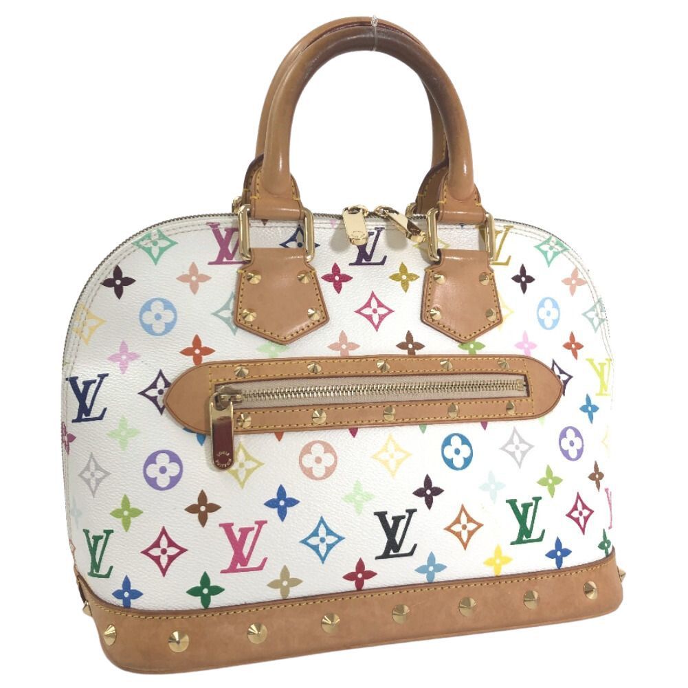 A SET OF FOUR: A LIMITED EDITION WHITE MONOGRAM MULTICOLORE ALMA A LIMITED  EDITION WHITE MONOGRAM MULTICOLORE POCHETTE A LIMITED EDITION WHITE  MONOGRAM MULTICOLORE ALMA GM A LIMITED EDITION WHITE MONOGRAM MULTICOLORE