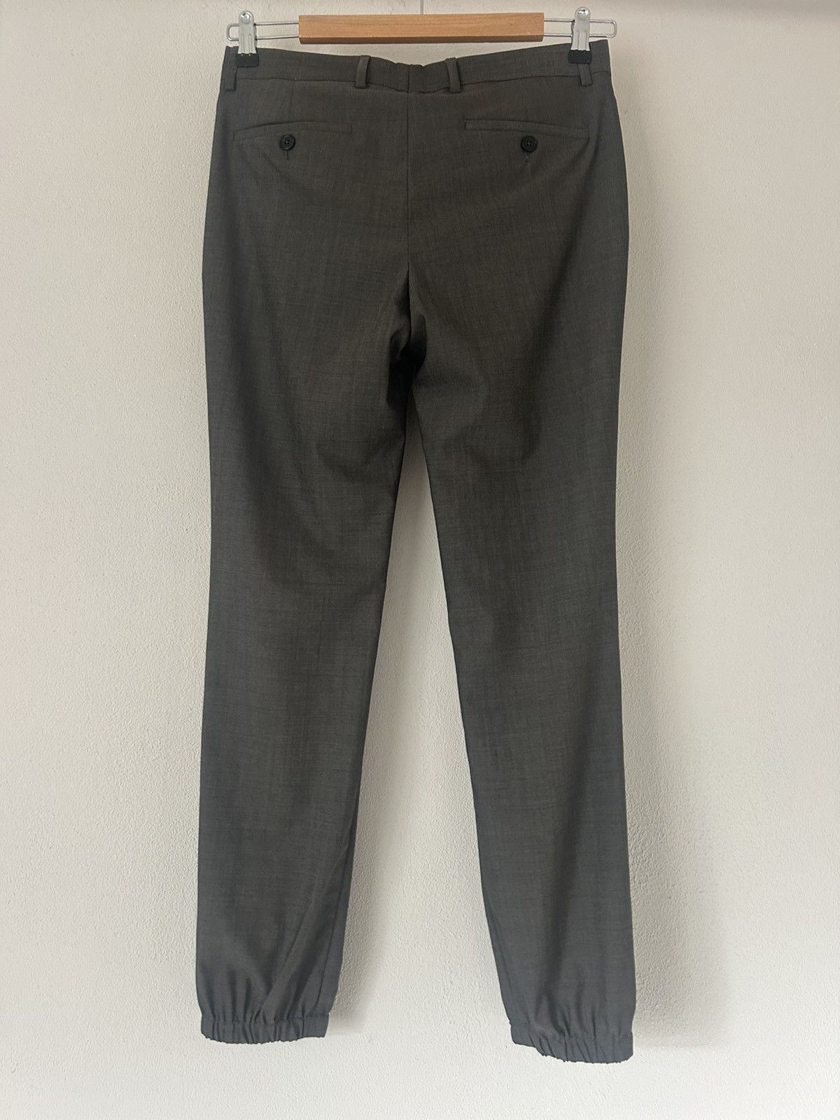 Maison Margiela Maison Margiela Gray Wool Trousers Size US 28 / EU 44 - 2 Thumbnail