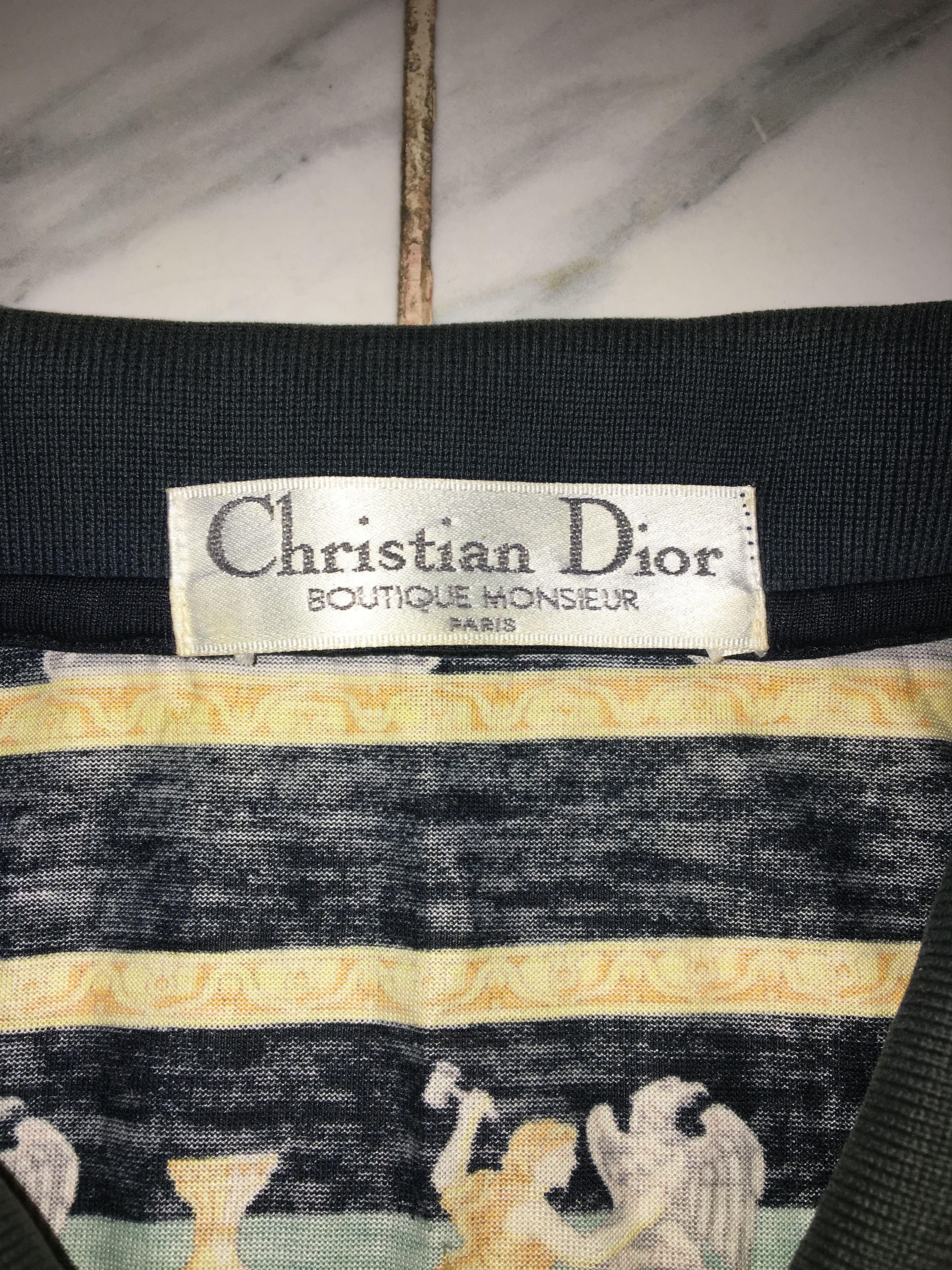 Christian Dior Monsieur Vintage Christian Dior Boutique Monsieur Paris Polo Shirt Size US L / EU 52-54 / 3 - 6 Thumbnail
