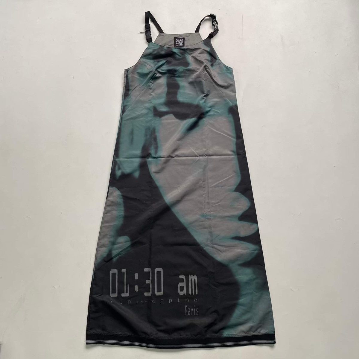 image of Archival Cop Copine Maxi Dress in Aqua Green, Women's (Size Medium)