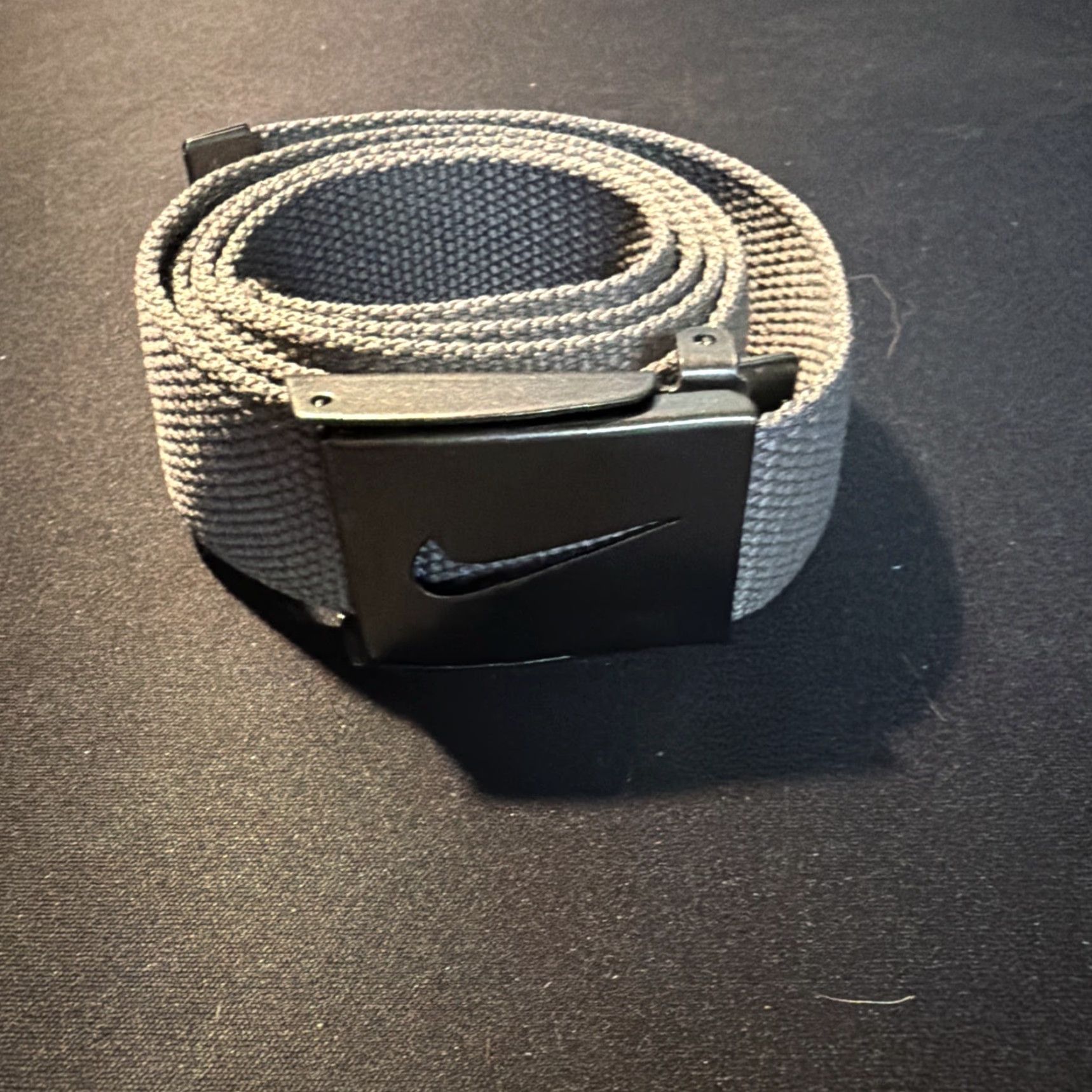 Nike Nike Belt Golf Black Mens 40" Adjustable Nylon Buckle Size 40 - 2 Thumbnail