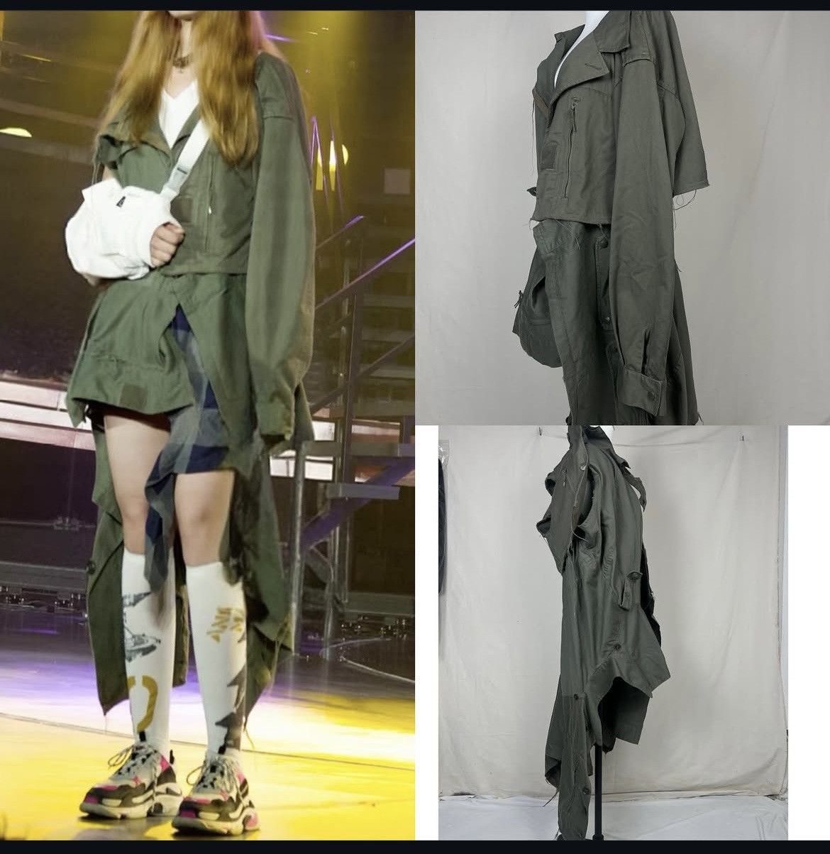 Yohji Yamamoto Yohji Yamamoto Y'S RED LABEL Deconstructed Military Coat Size US M / EU 48-50 / 2 - 4 Thumbnail