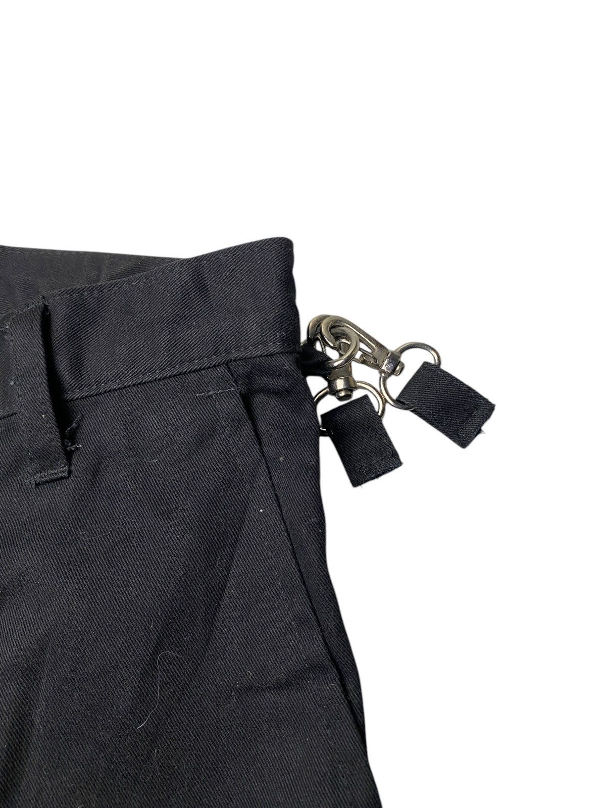 Japanese Brand 2000's Key Station Bondage Zipper Pants Size US 26 / EU 42 - 7 Thumbnail