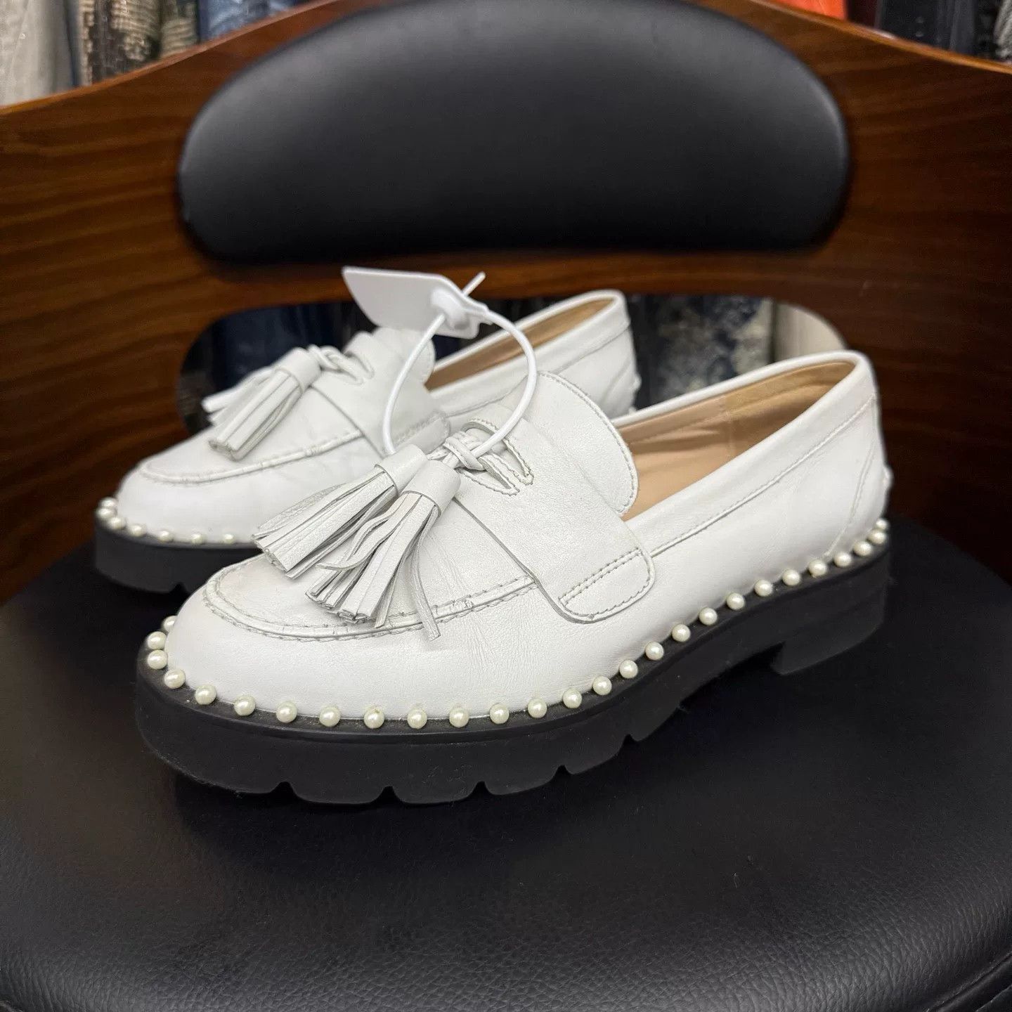 Other White Lowtop Sneakers 34 Women Size US 4 / IT 34 - 1 Thumbnail