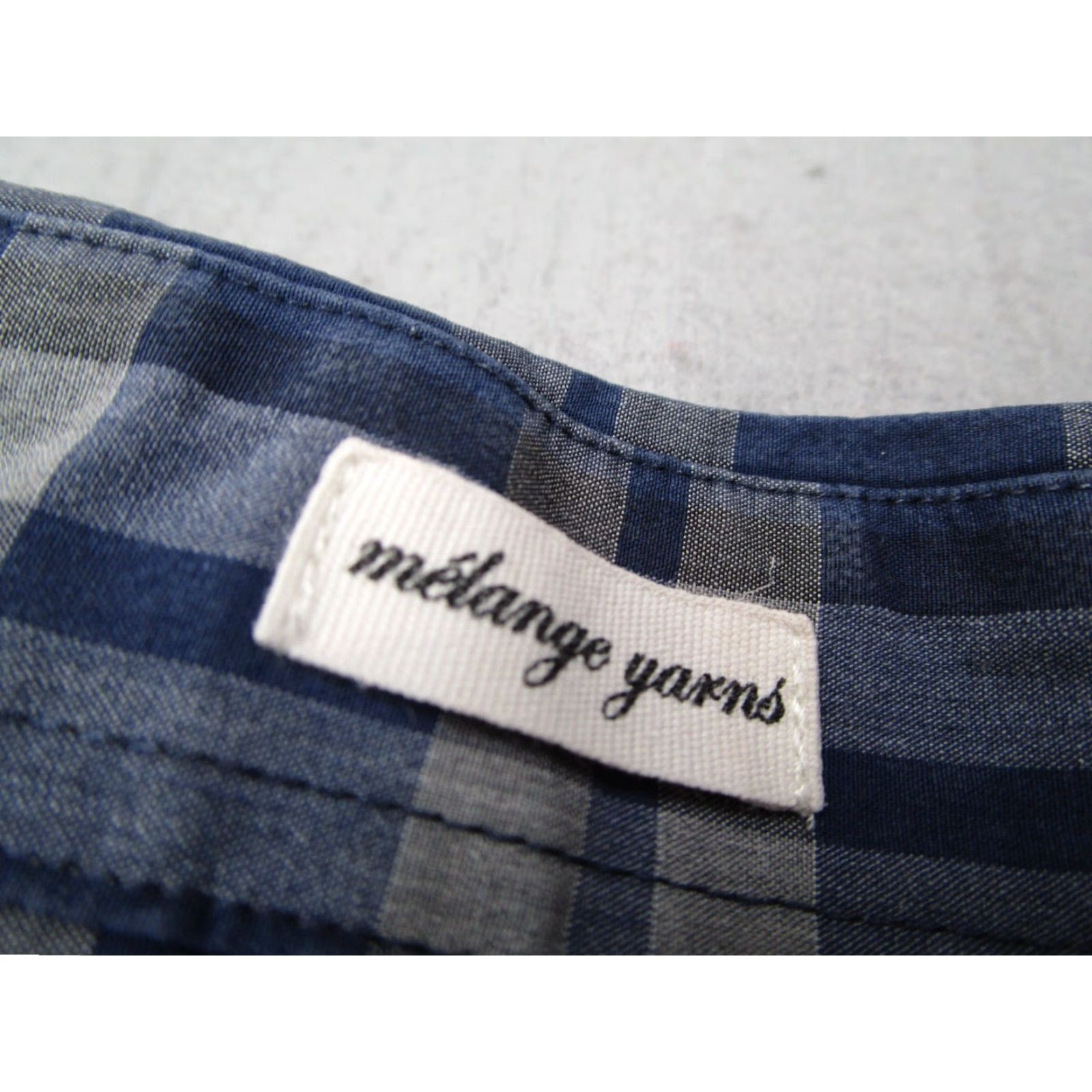 Todd Snyder Todd Snyder Dress Shirt Mens 17 34 Blue Check Long Sleeve Button Up Classic Fit 100% Cotton Size 34R - 5 Thumbnail