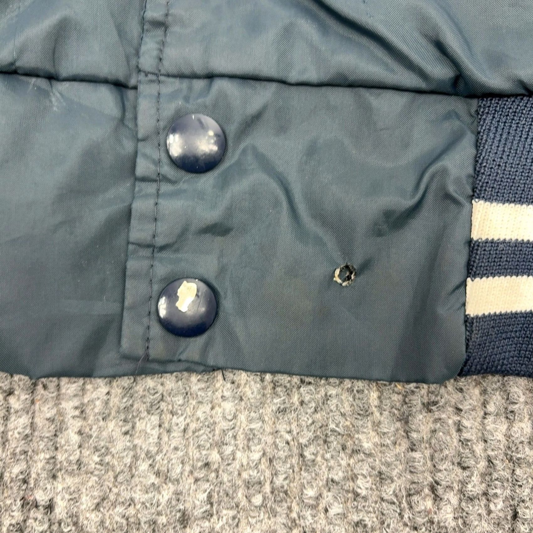 Springfield VINTAGE Hartwell USPS Bomber Jacket Mens M Navy Blue Casual Workwear 46 in Chest Stand-Up Collar Embroidered Eagle Logo Springfield MA Mens Size US M / EU 48-50 / 2 - 2 Thumbnail
