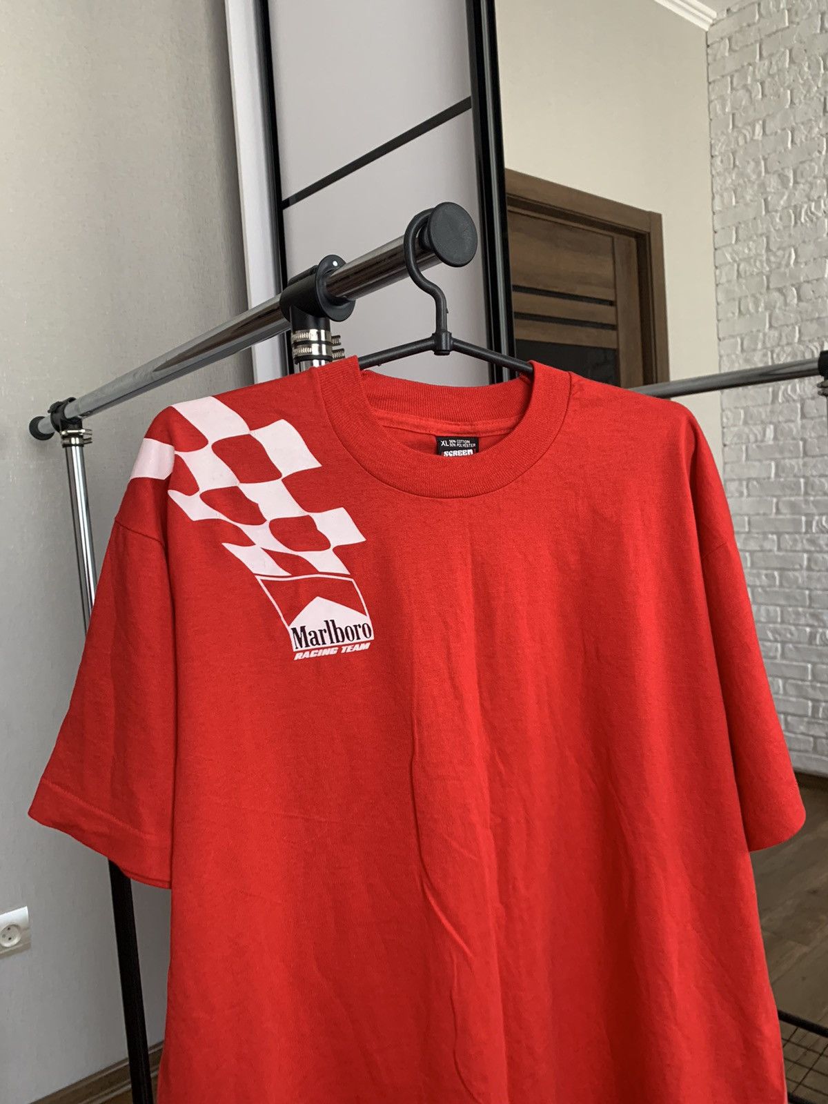 Marlboro Marlboro Racing Team T-Shirt Vintage 80s USA Size US XL / EU 56 / 4 - 5 Thumbnail