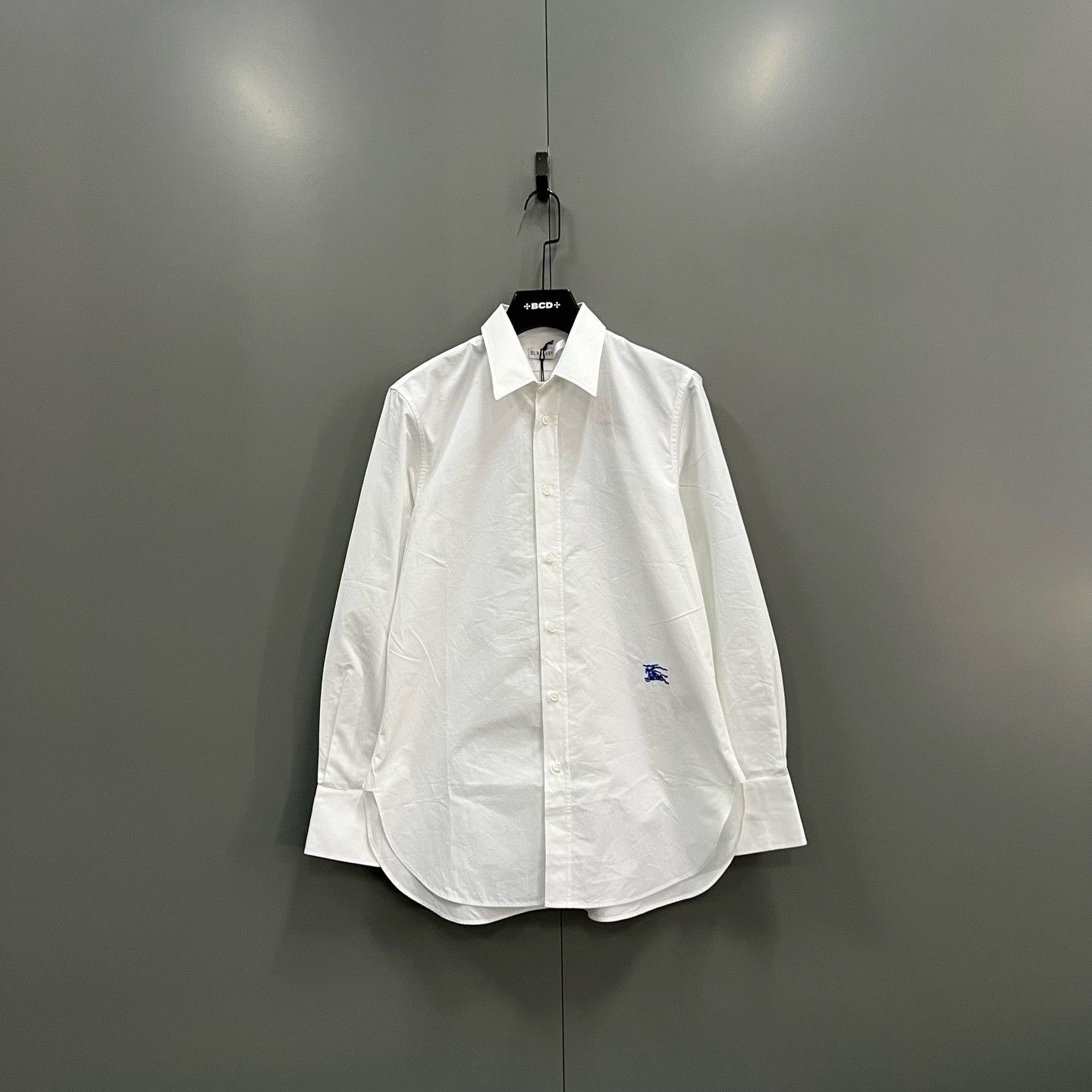 Burberry Burberry Embroidered White Shirt xxs Men Size US XXS / EU 40 - 1 Thumbnail