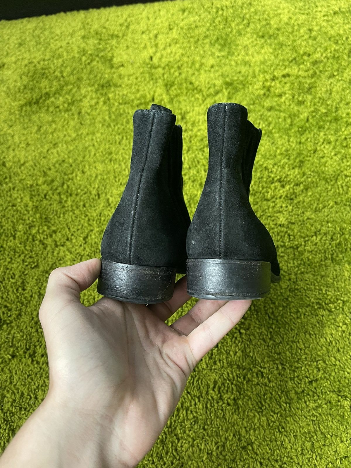 Designer × Prada Prada real suede leather chelsea boots Size US 8.5 / IT 38.5 - 5 Thumbnail