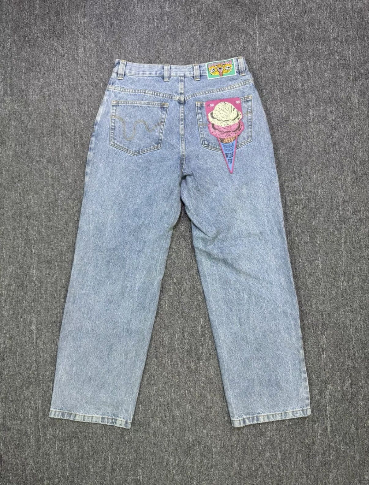 Billionaire Boys Club ICECREAM Flying Dog Jeans Billionaire Boys Club Size US 28 / EU 44 - 2 Thumbnail