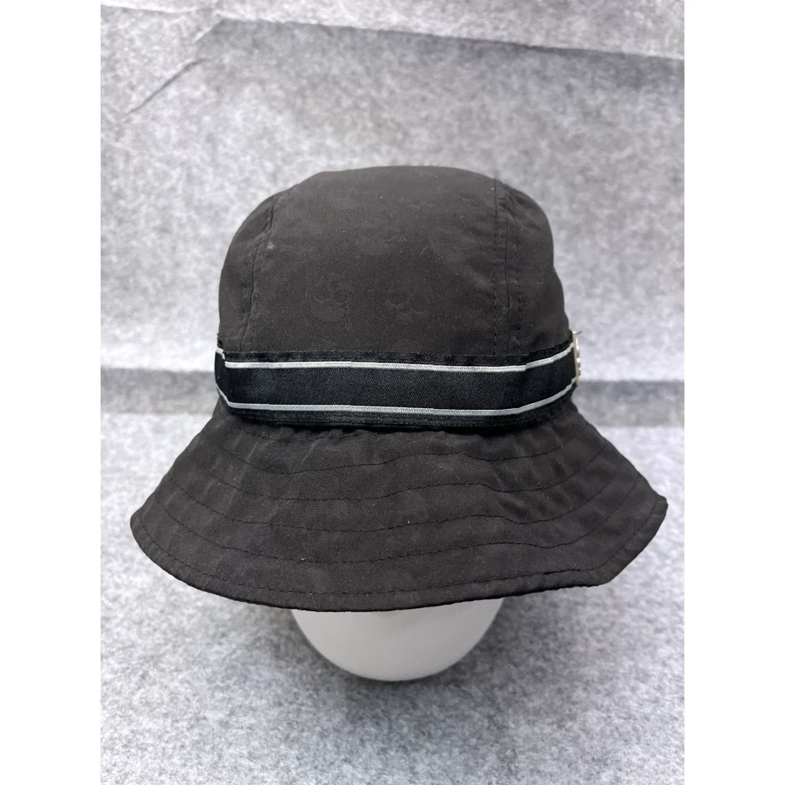 Vintage VINTAGE Skull H3 Sportgear Bucket Hat Women One Size Black AOP 100% Polyester Beach Size ONE SIZE - 2 Thumbnail