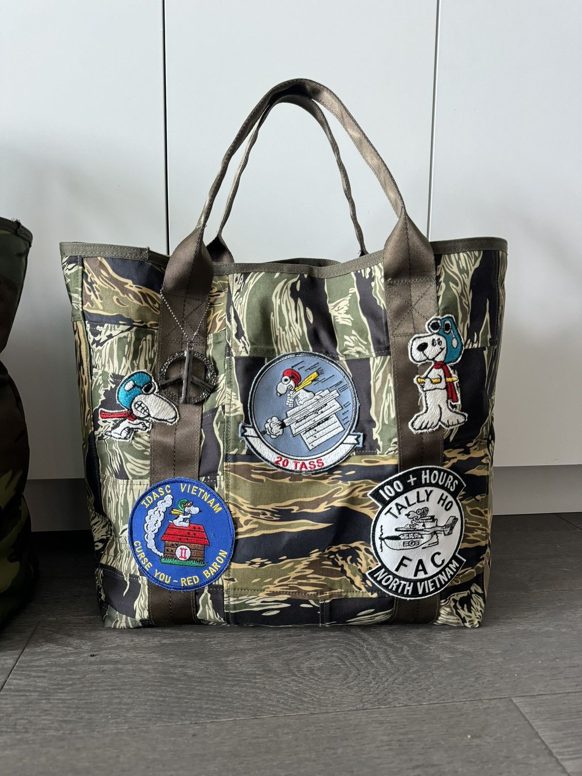 TSPTR TSPTR X East Asia Supply X Peanuts Camo Patchwork Bag Size ONE SIZE - 1 Thumbnail