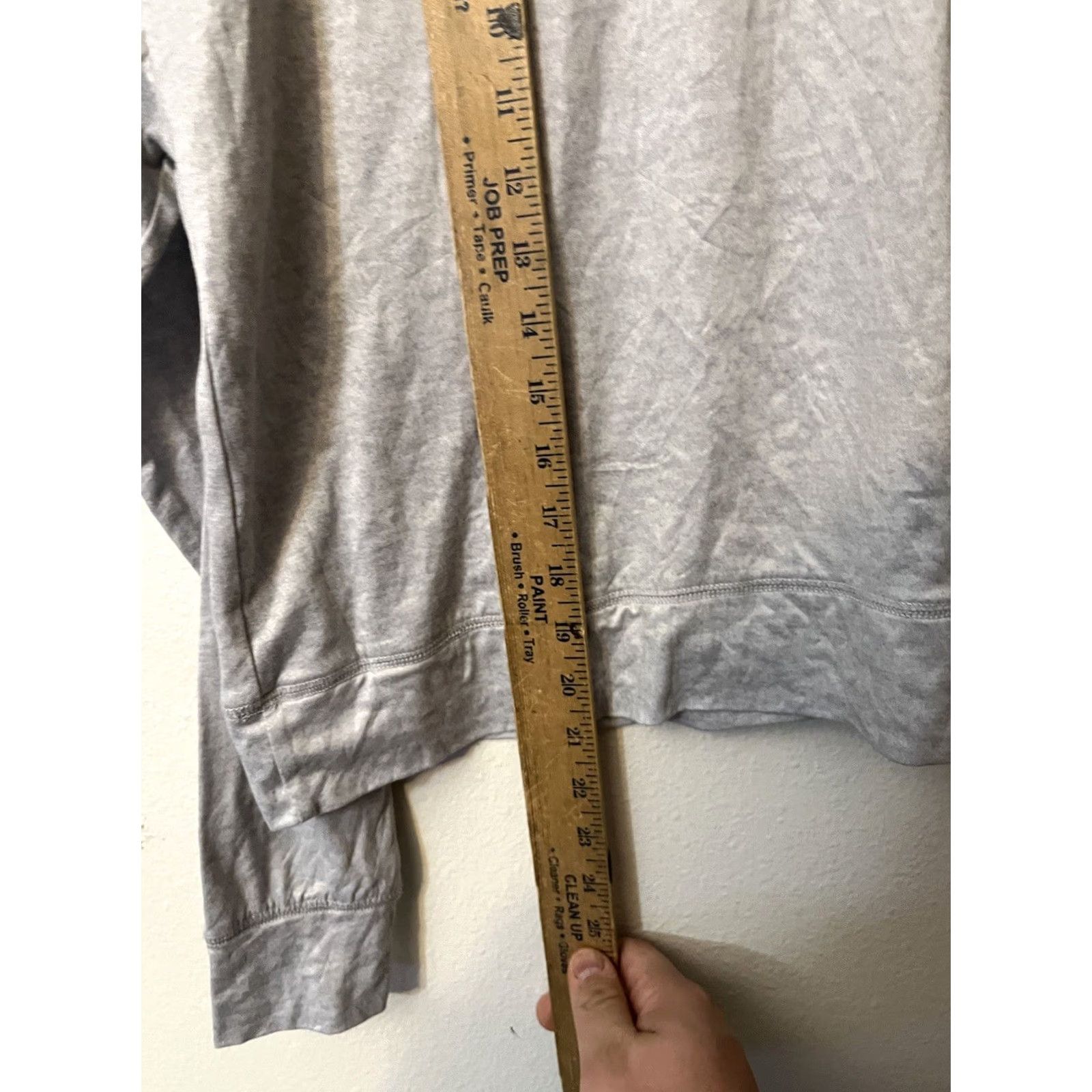 Gap Gap Body Women Long Sleeve V-Neck Pullover Shirt Gray L Regular Size L / US 10 / IT 46 - 4 Thumbnail