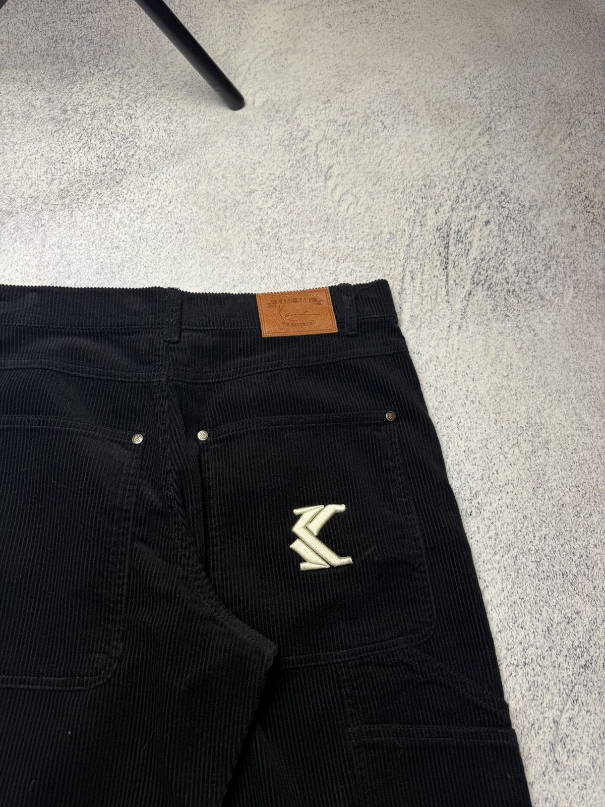 Karl Kani Vintage Karl Kani Velour Pants Rap Jeans Y2K Size US 32 / EU 48 - 5 Thumbnail