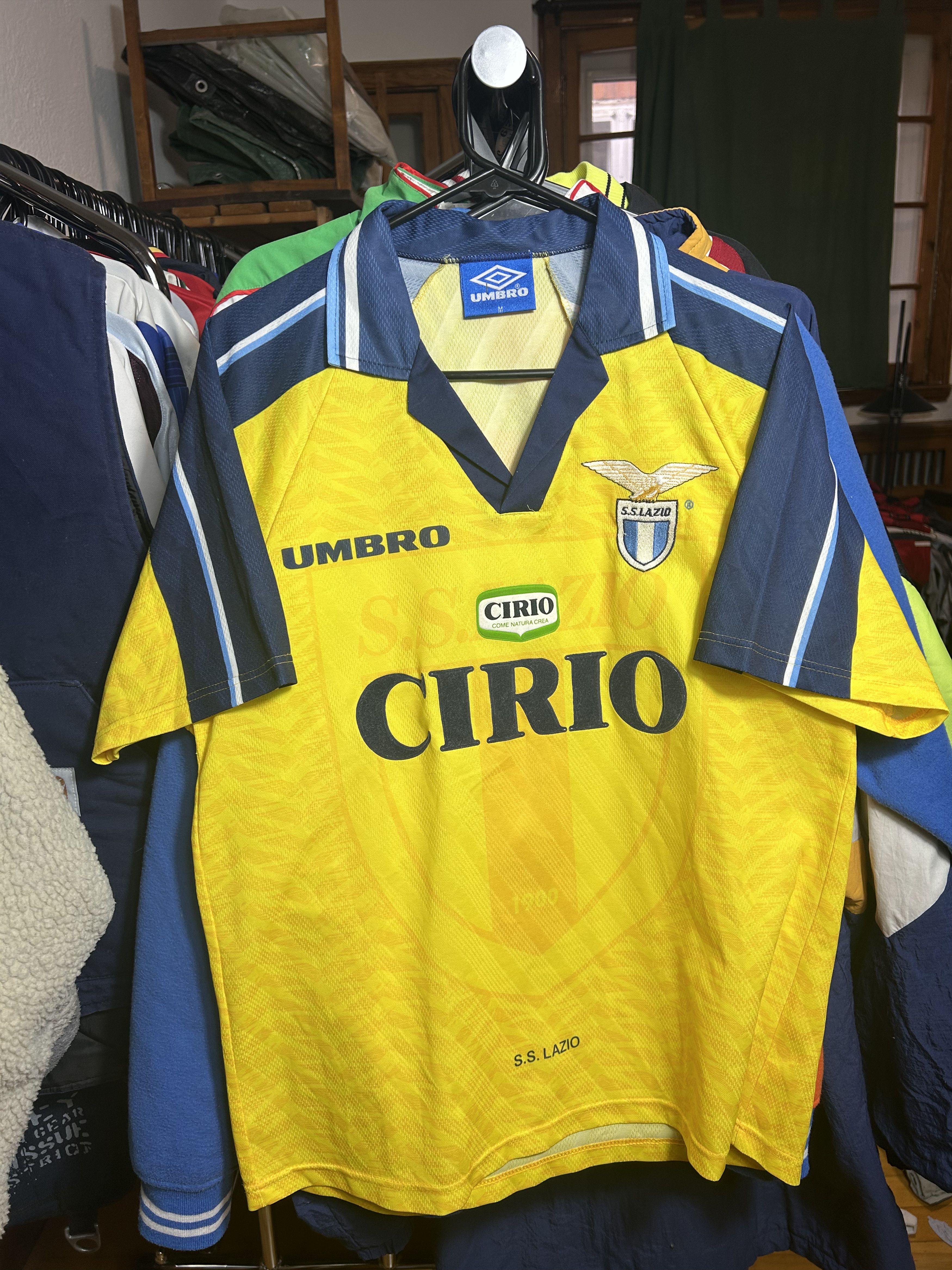 Umbro Lazio 1996/98 Away Size US M / EU 48-50 / 2 - 1 Thumbnail