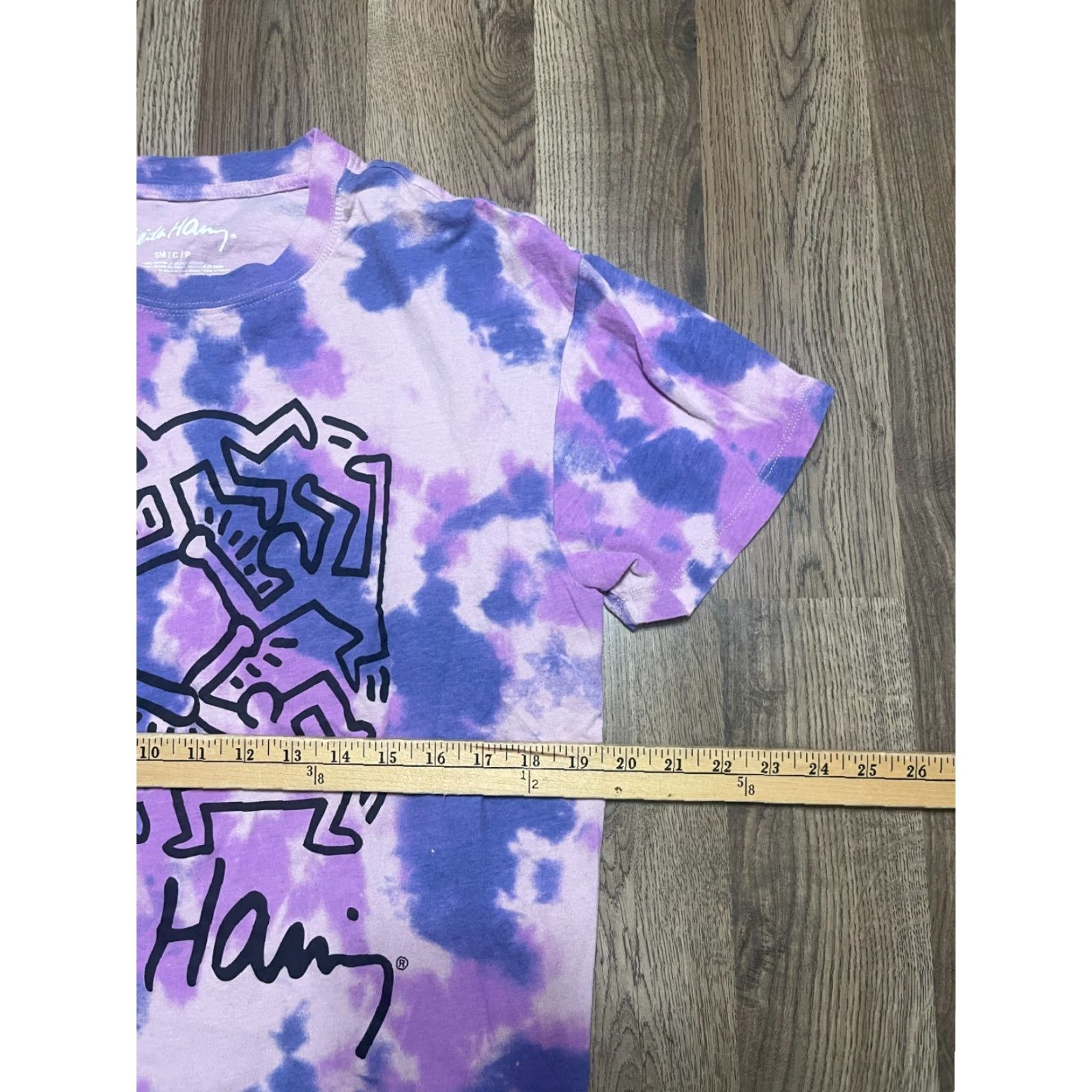 Pinko Keith Ham Shirt Women’s Size Small T-Shirt, Round Neck, Short Sleeve, Tie Dye, Purple Pink, Casual, Regular Fit, MY Size S / US 4 / IT 40 - 6 Thumbnail