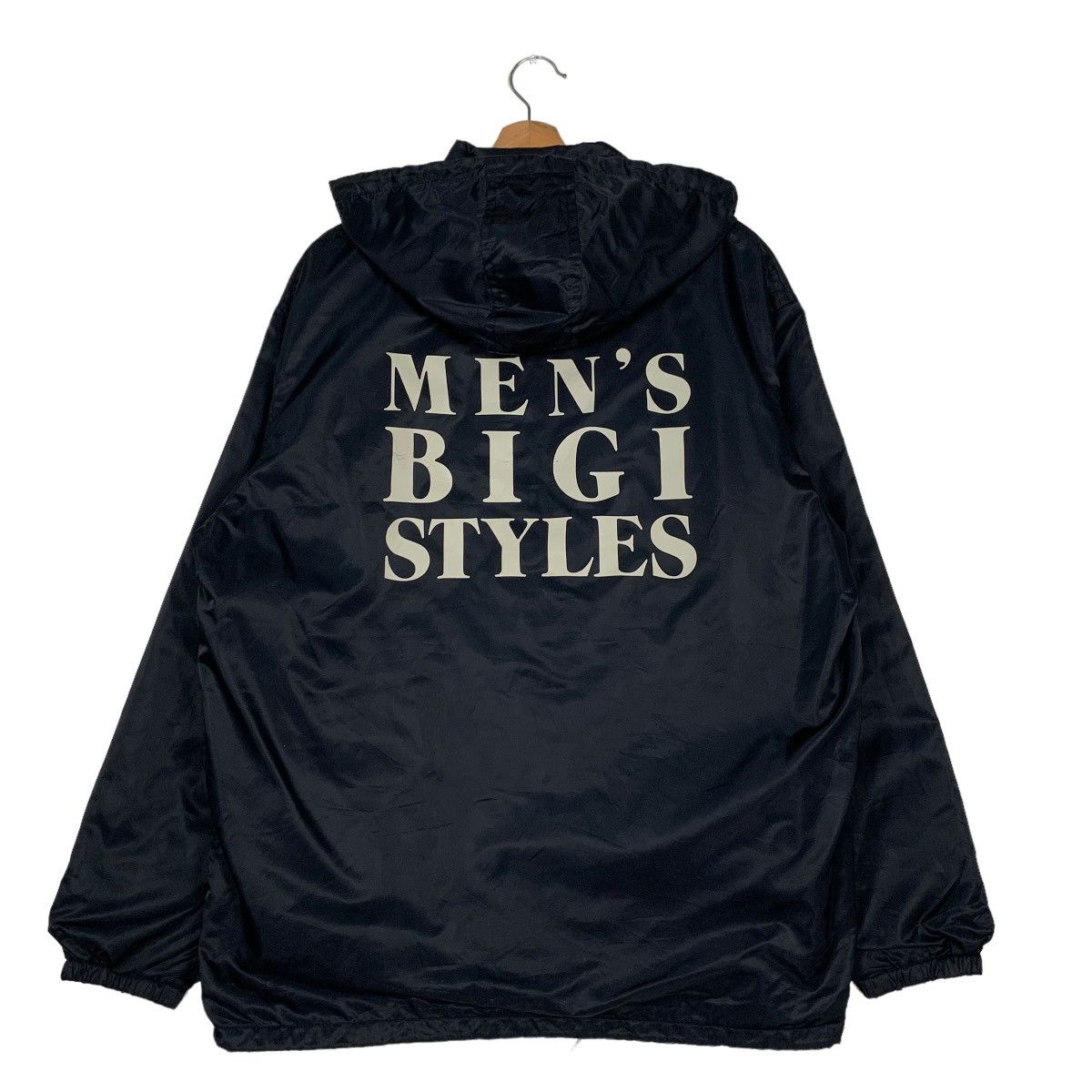 BIGI MEN’S BIGI Big Logo Hooded Coach Jacket #0010-C1 Size US M / EU 48-50 / 2 - 1 Thumbnail