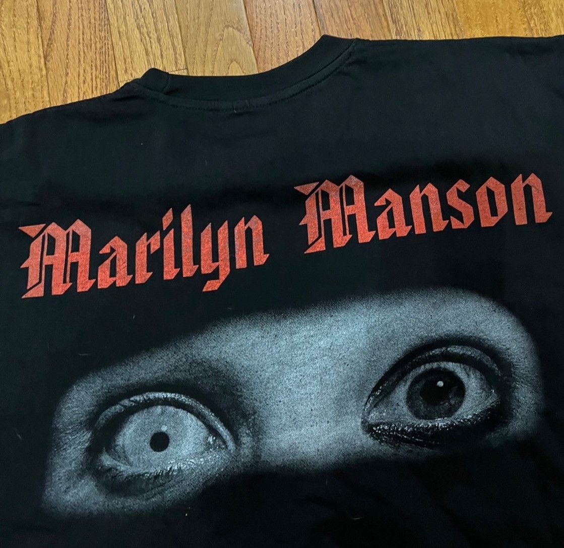 Band Tees × Vintage Vintage Marilyn Manson shirt *RARE* Size US L / EU 52-54 / 3 - 3 Thumbnail
