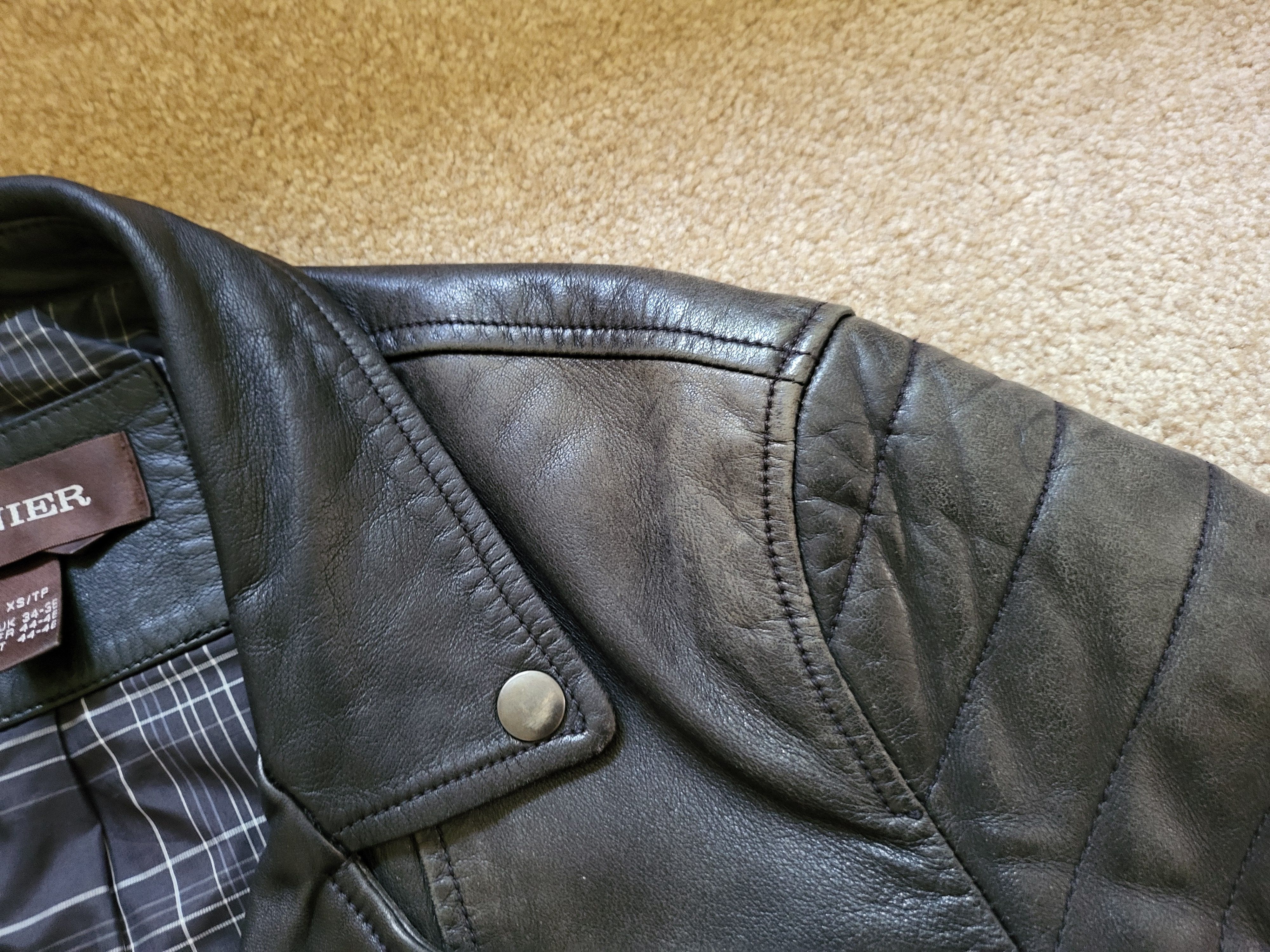 Danier Vintage Danier Calfskin Leather Motorcycle Jacket Size US XS / EU 42 / 0 - 17 Thumbnail