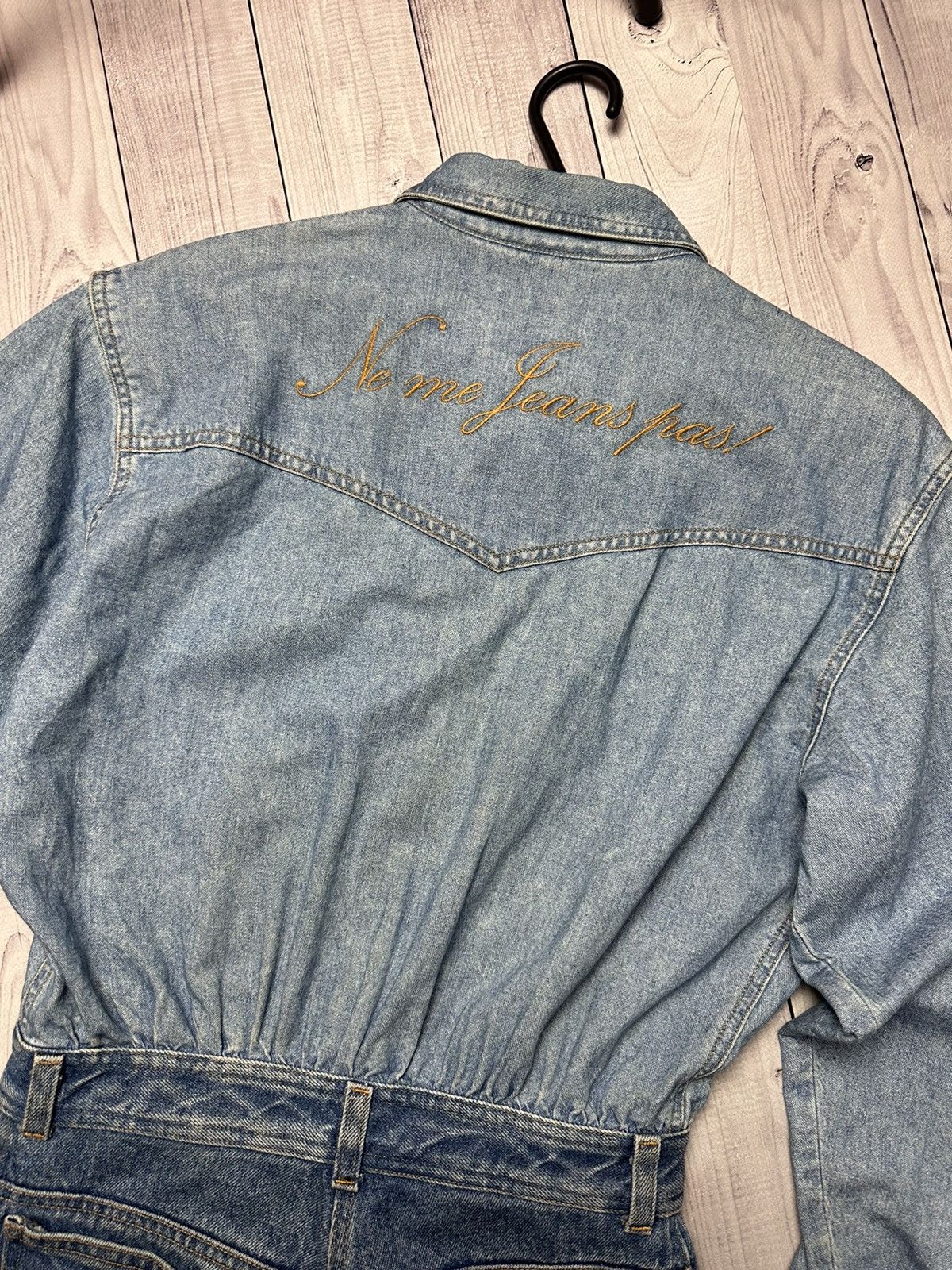 Other Vintage Moschino denim overalls jeans size S/M rare Size L / US 10 / IT 46 - 4 Thumbnail
